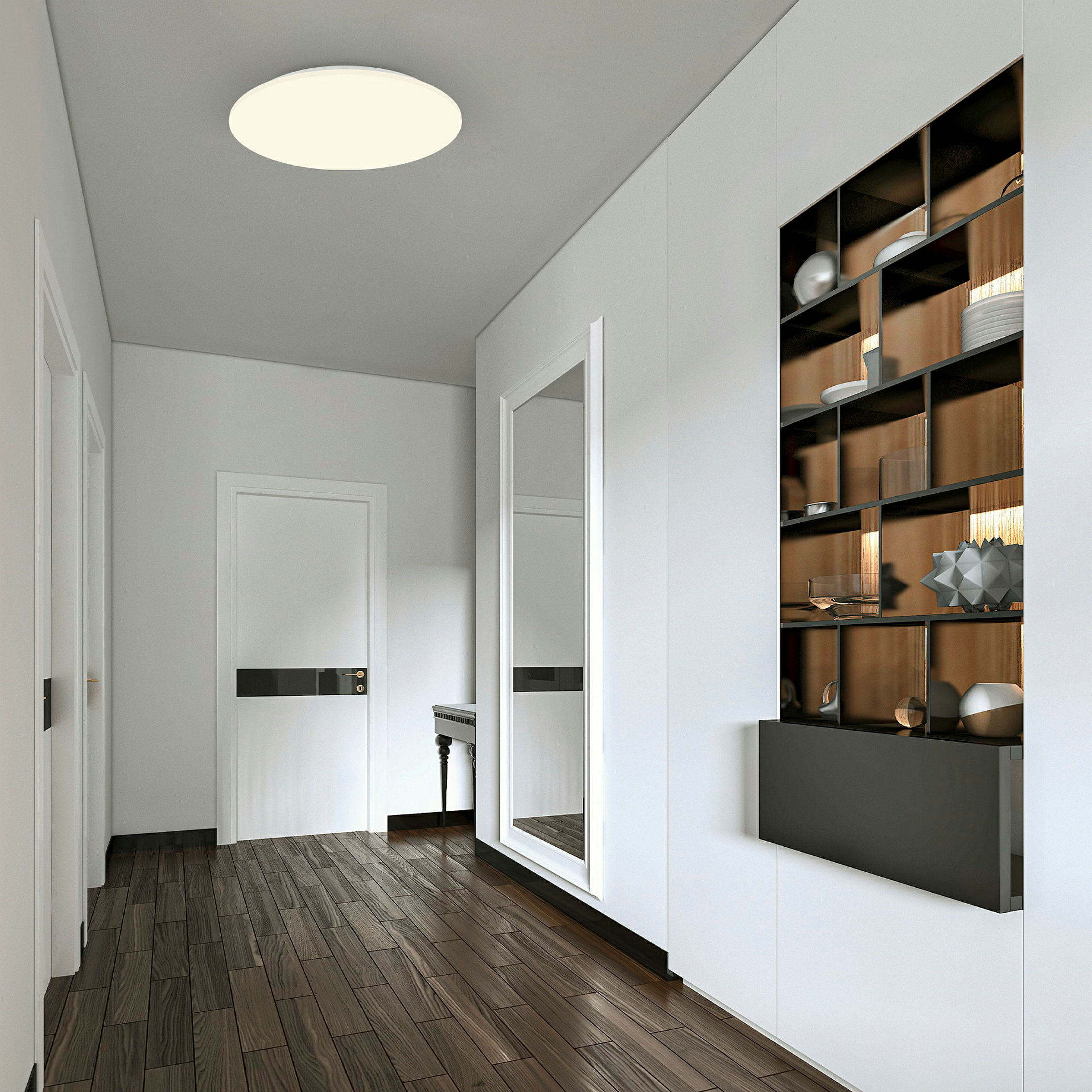 LED Deckenleuchte,Sensor,weiß, LED/18W