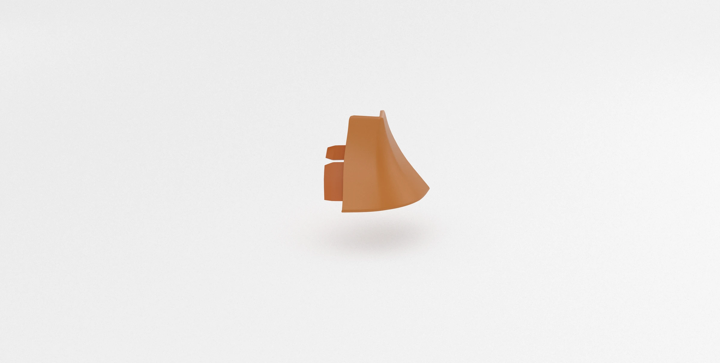 Aussenecke Plus 35x35x35mm Caramel