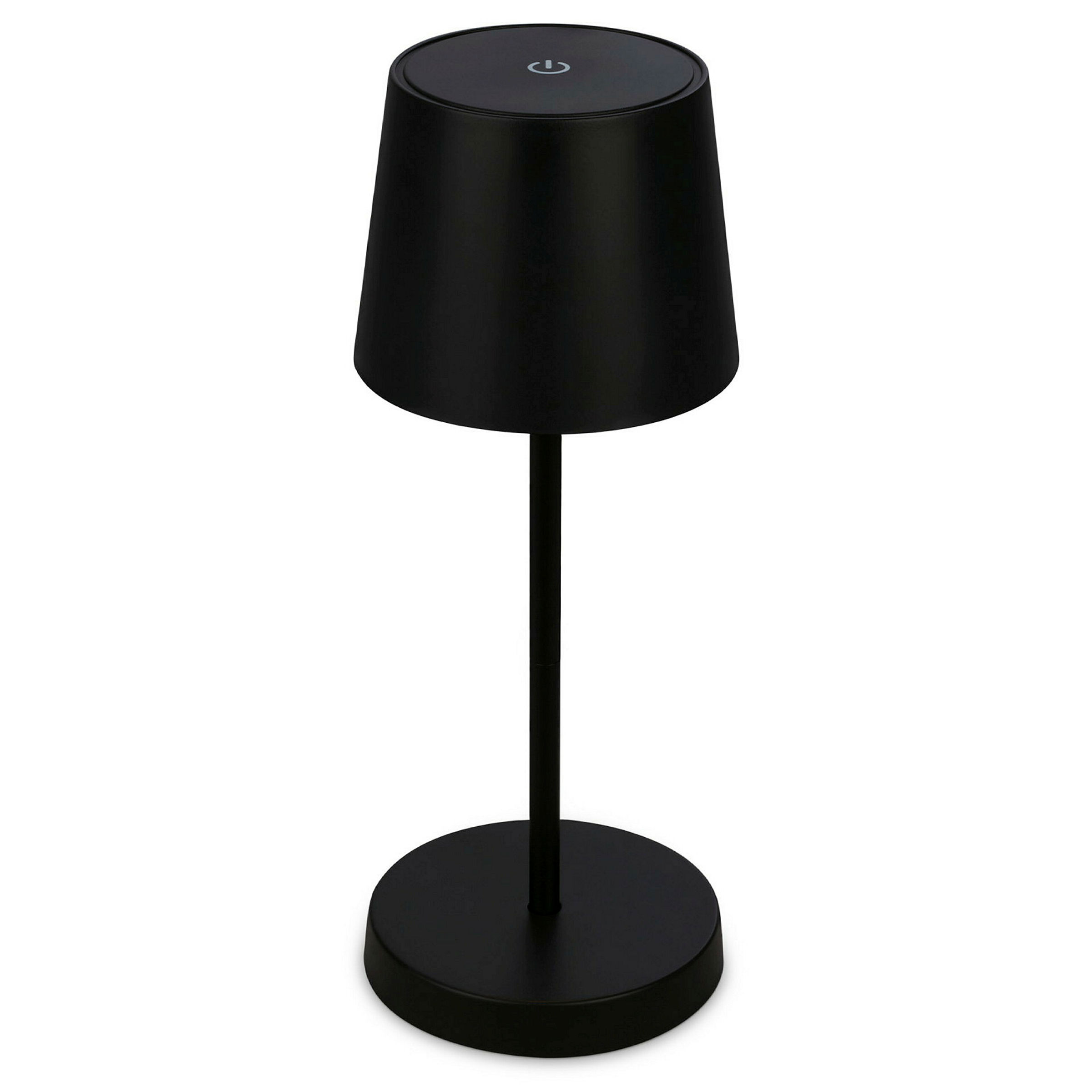 Akku LED Tischleuchte, Schwarz, 1xLED-Modul/2,6W