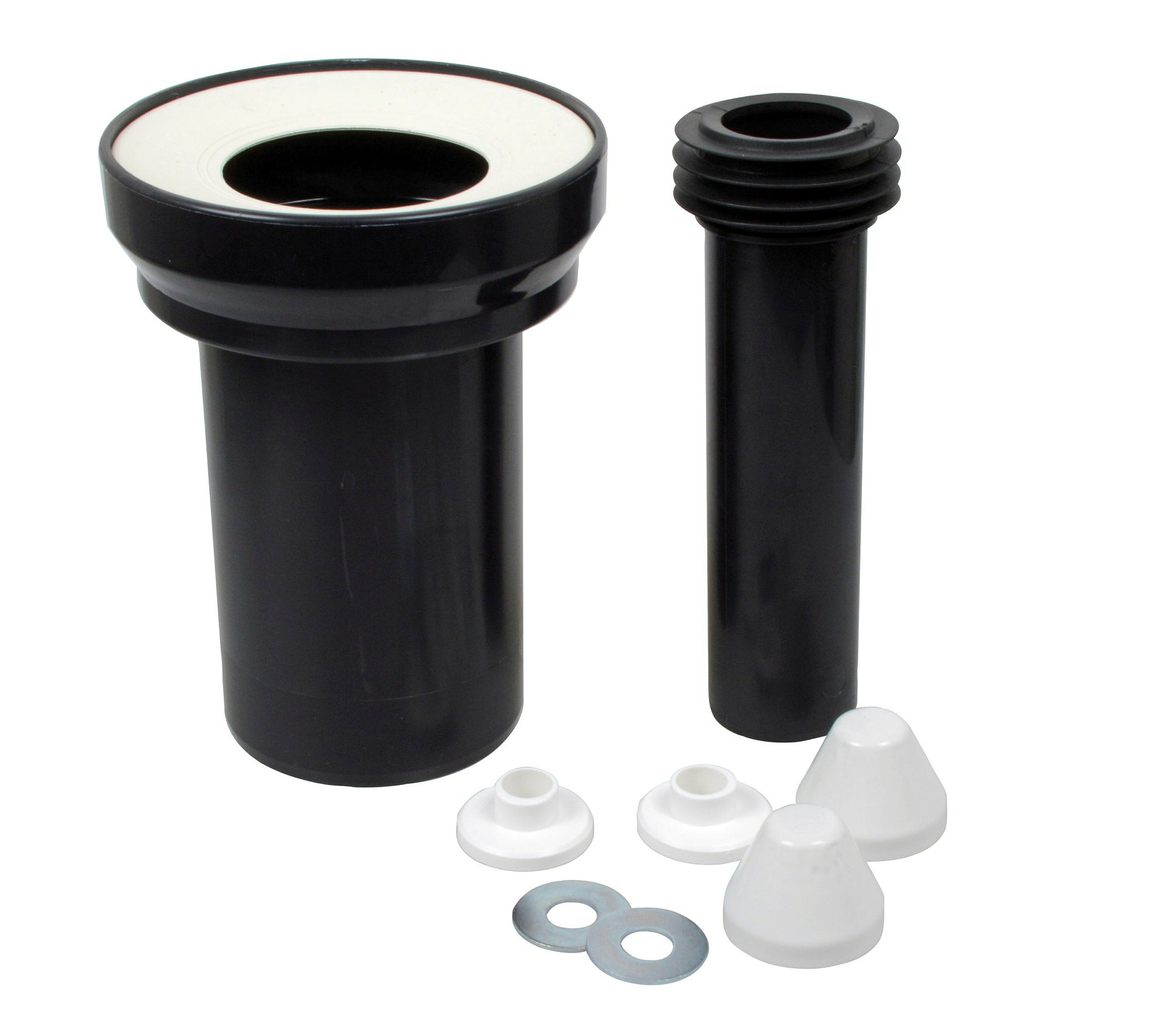PP SANIT WC-Anschlussgarnitur, 45 mm x 180 mm, DN 90