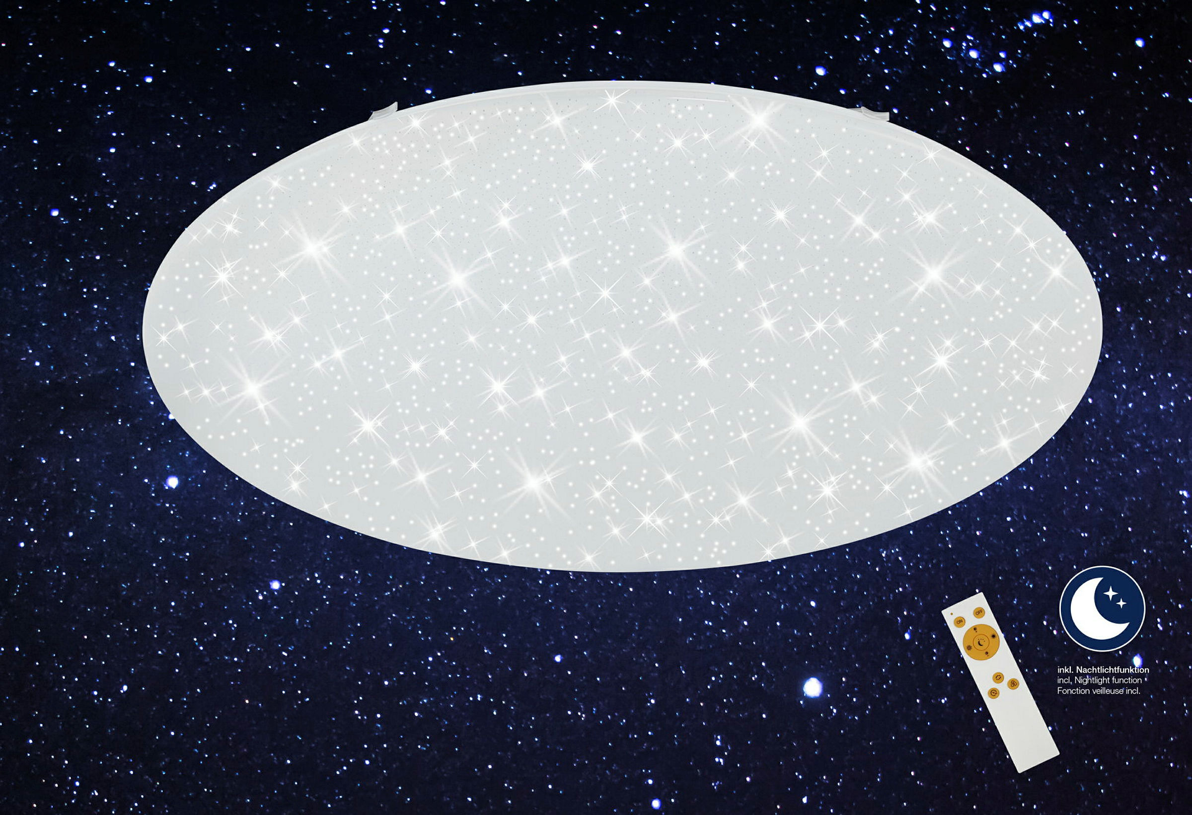 CCT LED Sternenhimmel-Deckenleuchte - klassisch