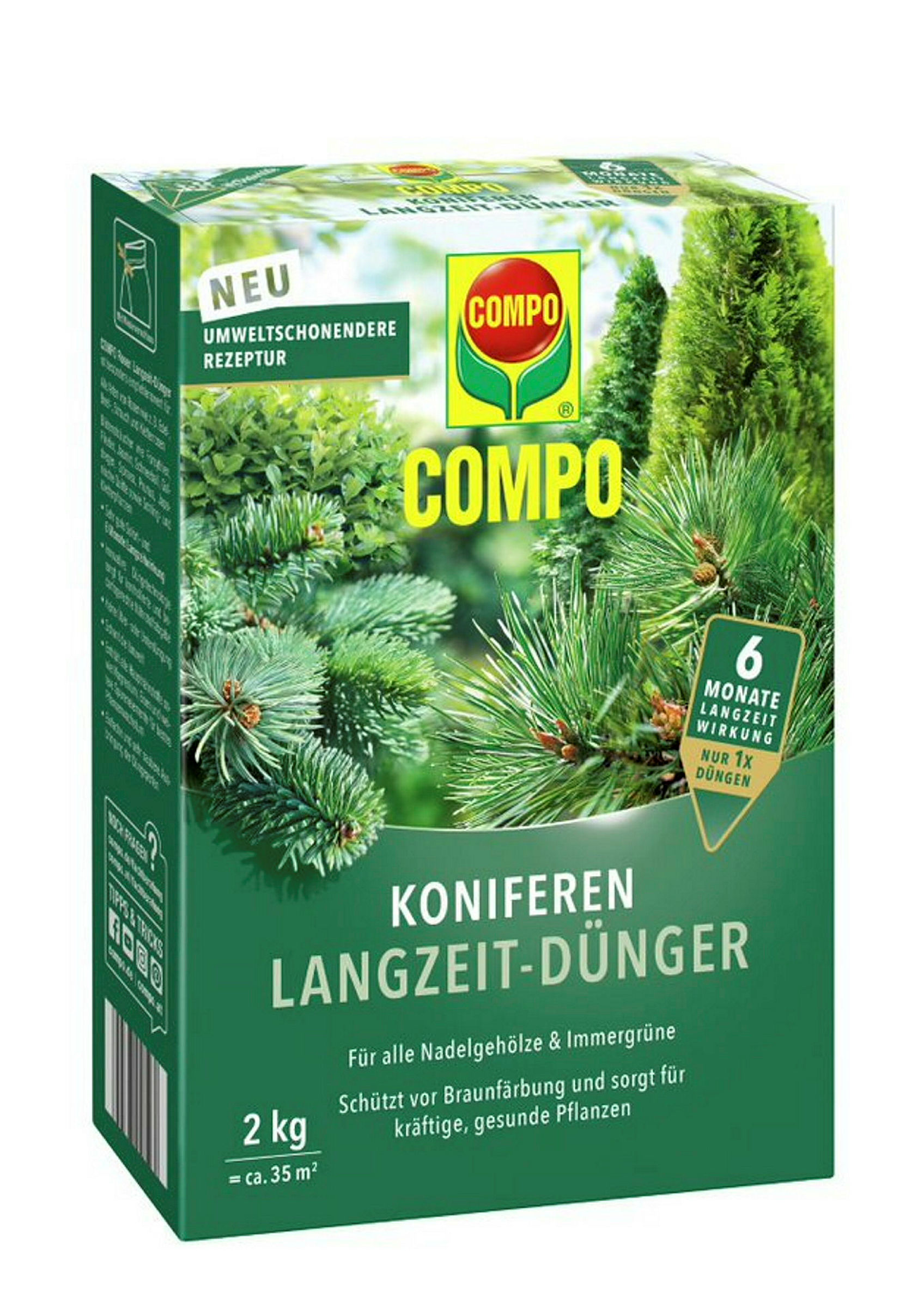 COMPO Koniferen Langzeit-Dünger, 2 kg