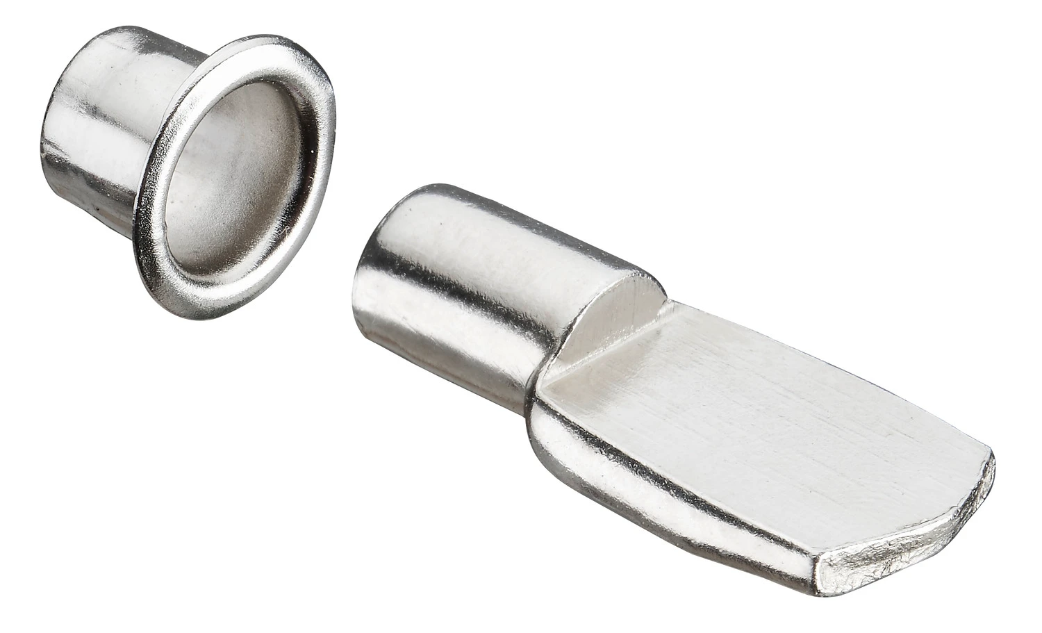Löffelbodentr. m. Hülse 7,5mm vernickelt, 20 Stück