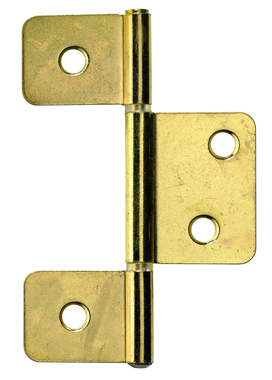 Lamellentürscharnier 90x29mm vermessingt, 2 Stück