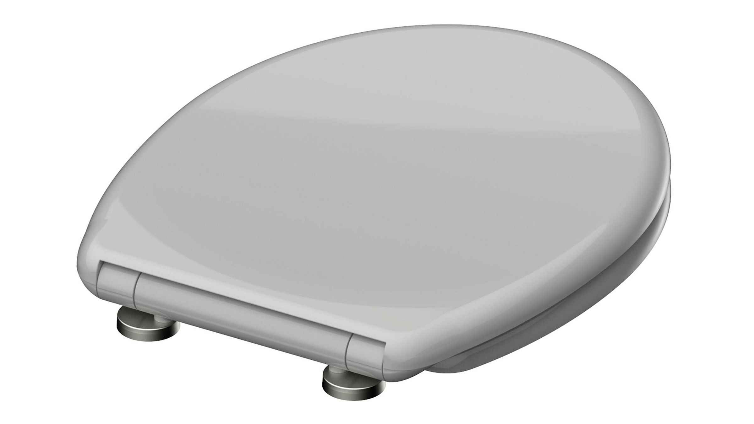 Duroplast WC-Sitz GREY, mit Absenkautomatik und Schnellverschluss