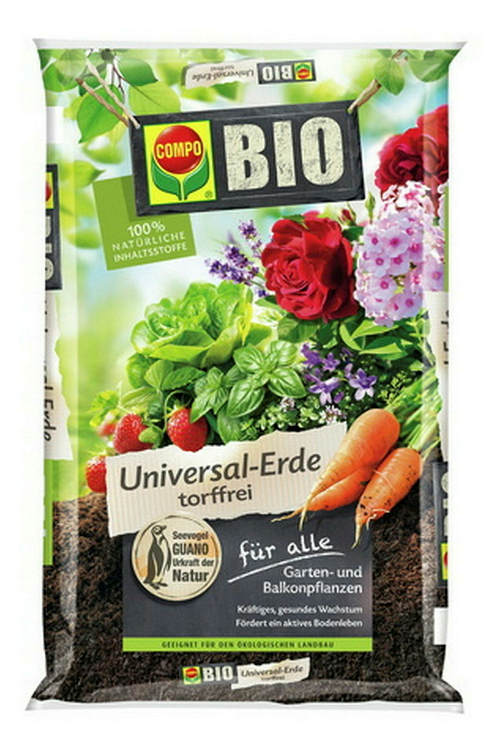 COMPO BIO Universal-Erdetorffrei, 60 L