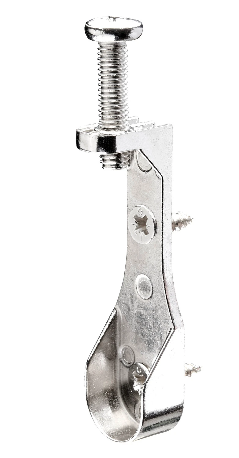 Schrankrohrlager D15/30mm Zink Zinkdr., vernickelt, 2 Stück