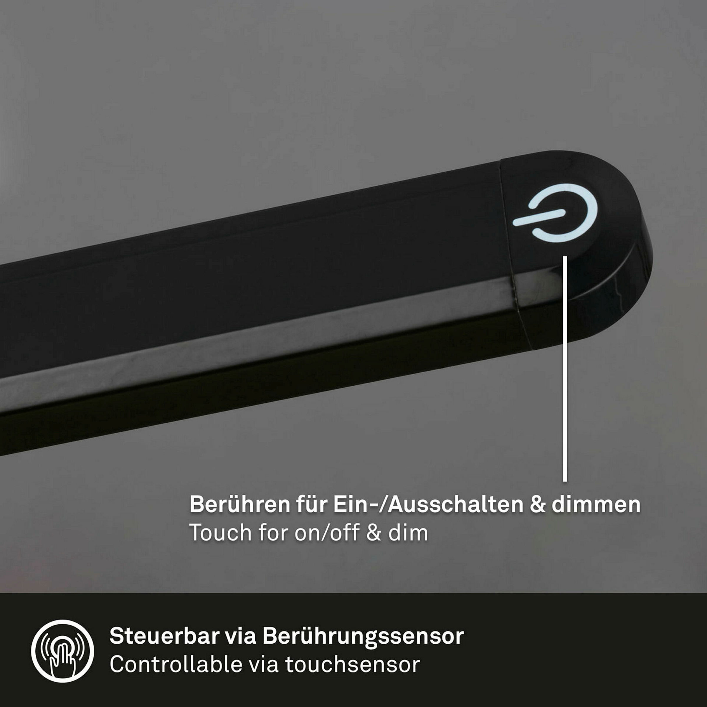 LED Stehleuchte, schwarz, 1xLED-Platine/6,5W