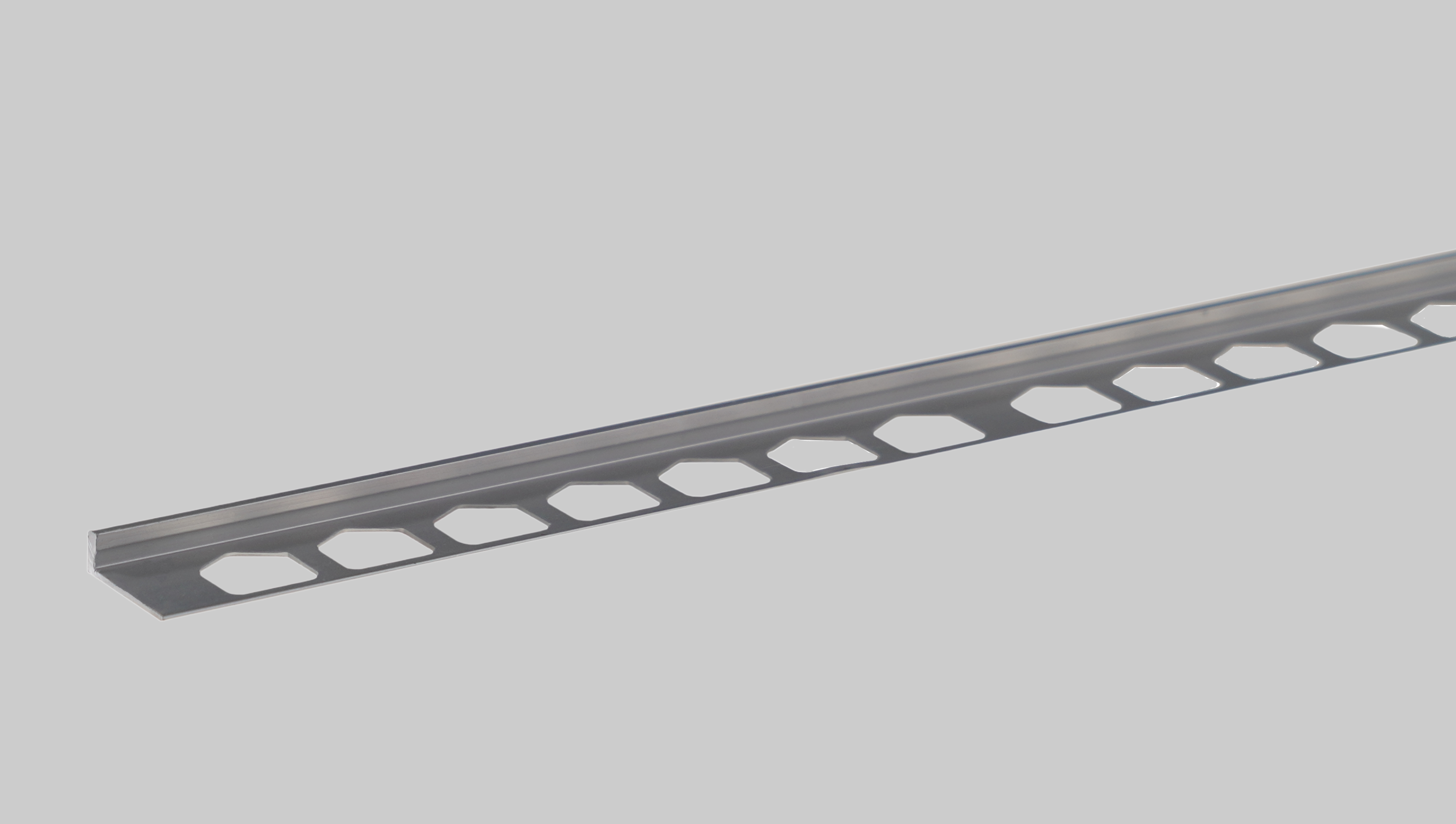 Fliesen-Abschlußprofil Alu silber 6 mm x 100cm