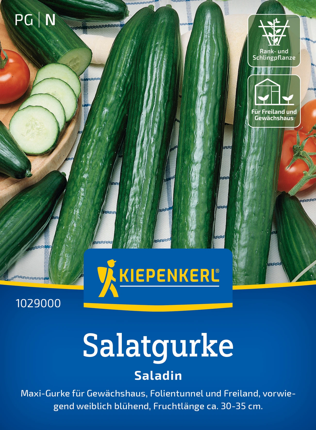 Kiepenkerl Salatgurke Saladin, F1