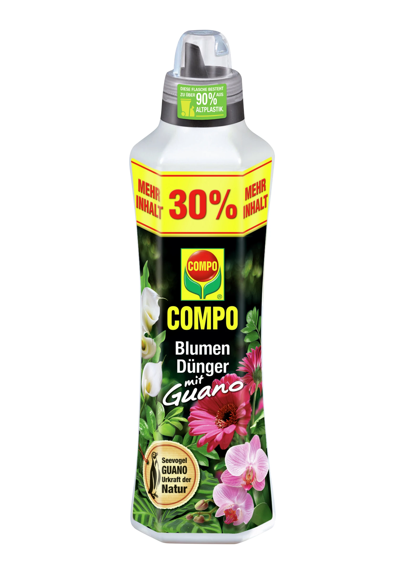 COMPO Blumendünger mit Guano 1,3 L