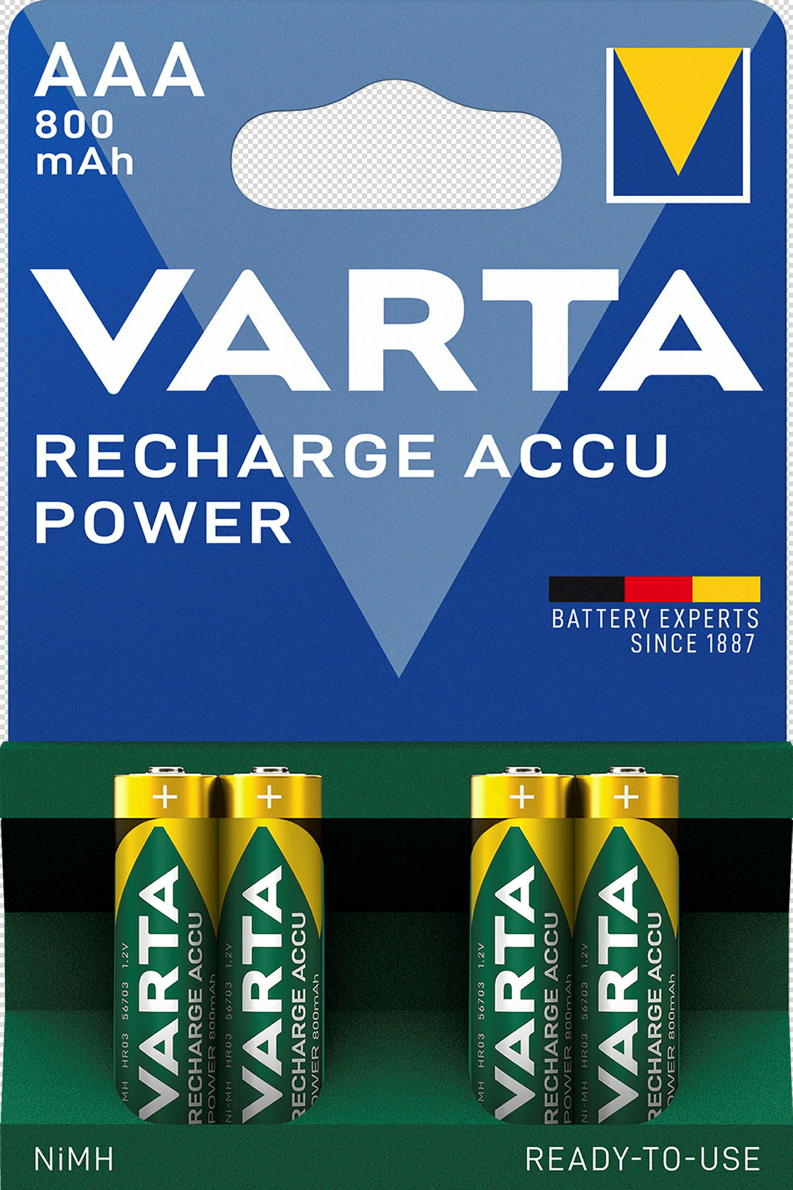 VARTA RECH.ACCU Power AAA 800mAh Blister 4