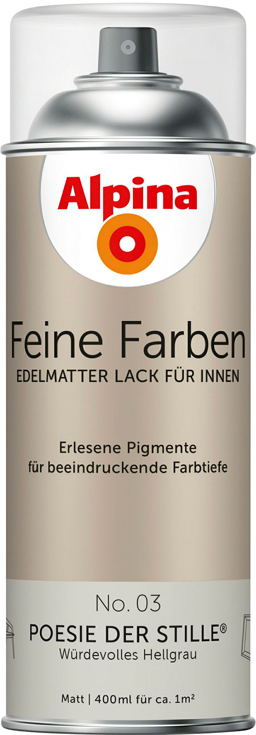 Alpina Feine Farben Sprühlack No. 03 Poesie der Stille® edelmatt 400ml