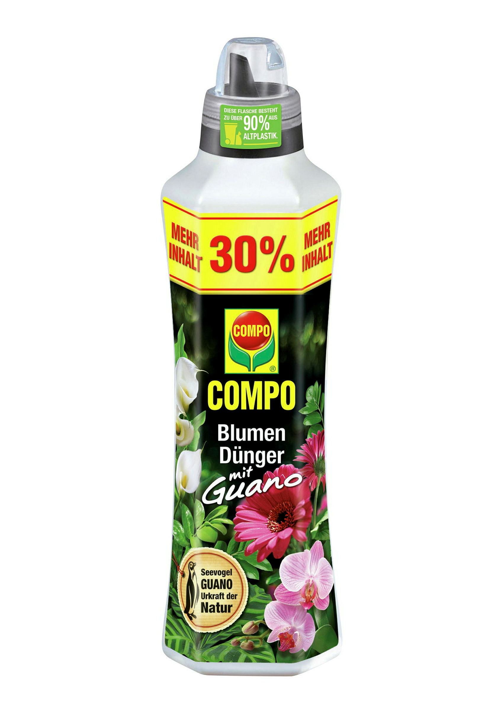 COMPO Blumendünger mit Guano1,3 L
