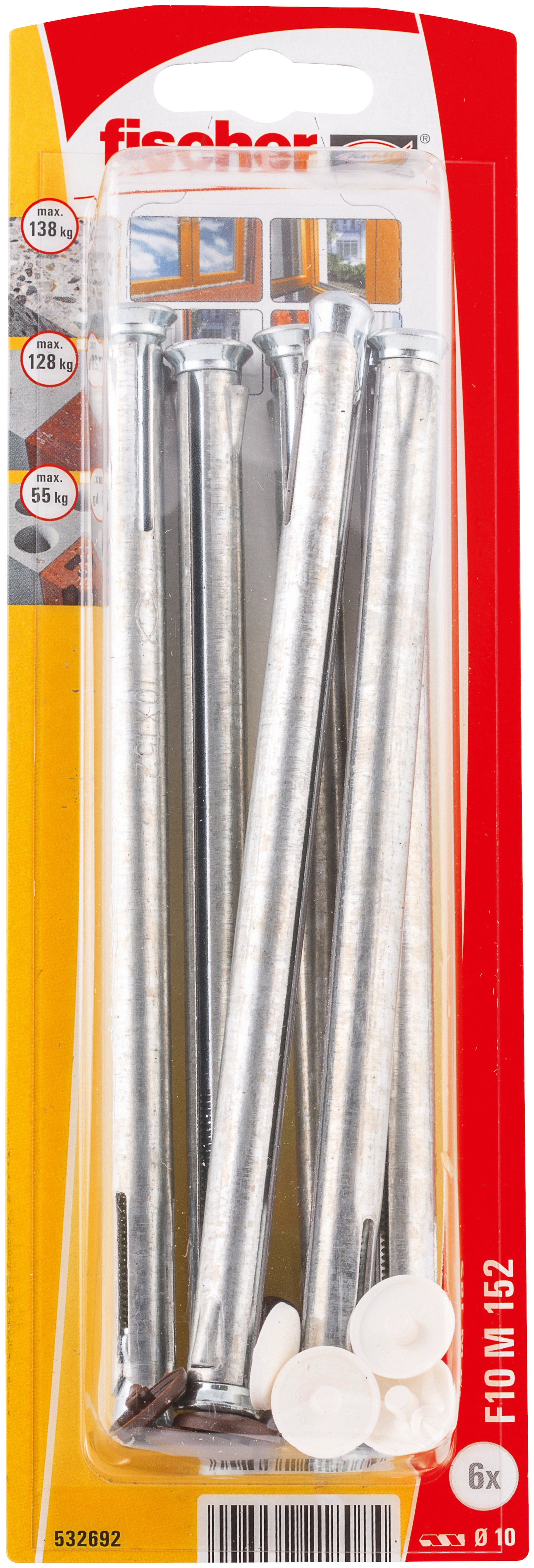 fischer Fensterrahmendübel F 10 M 152