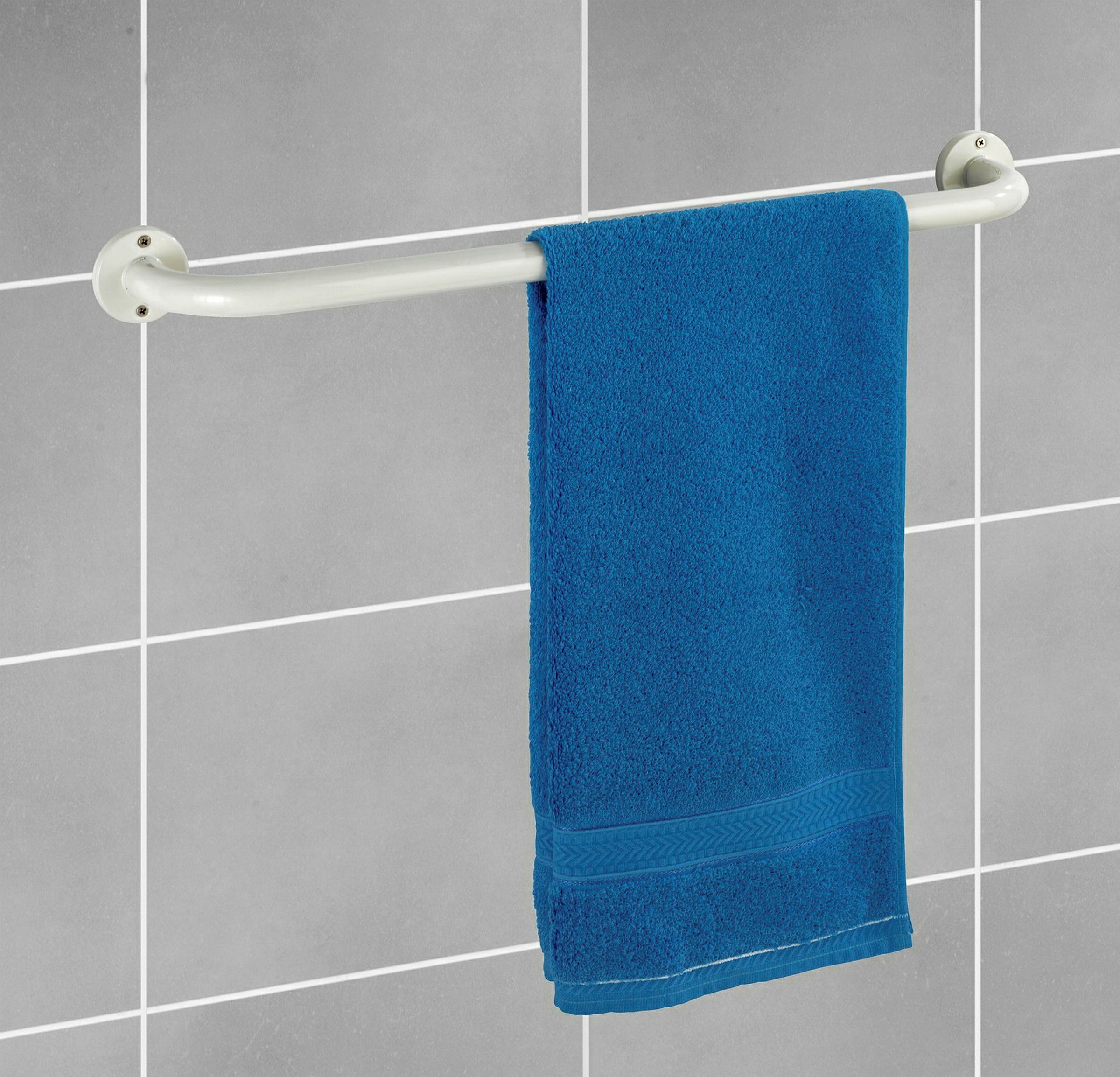 Badetuchstange 60cm weiß, Basic