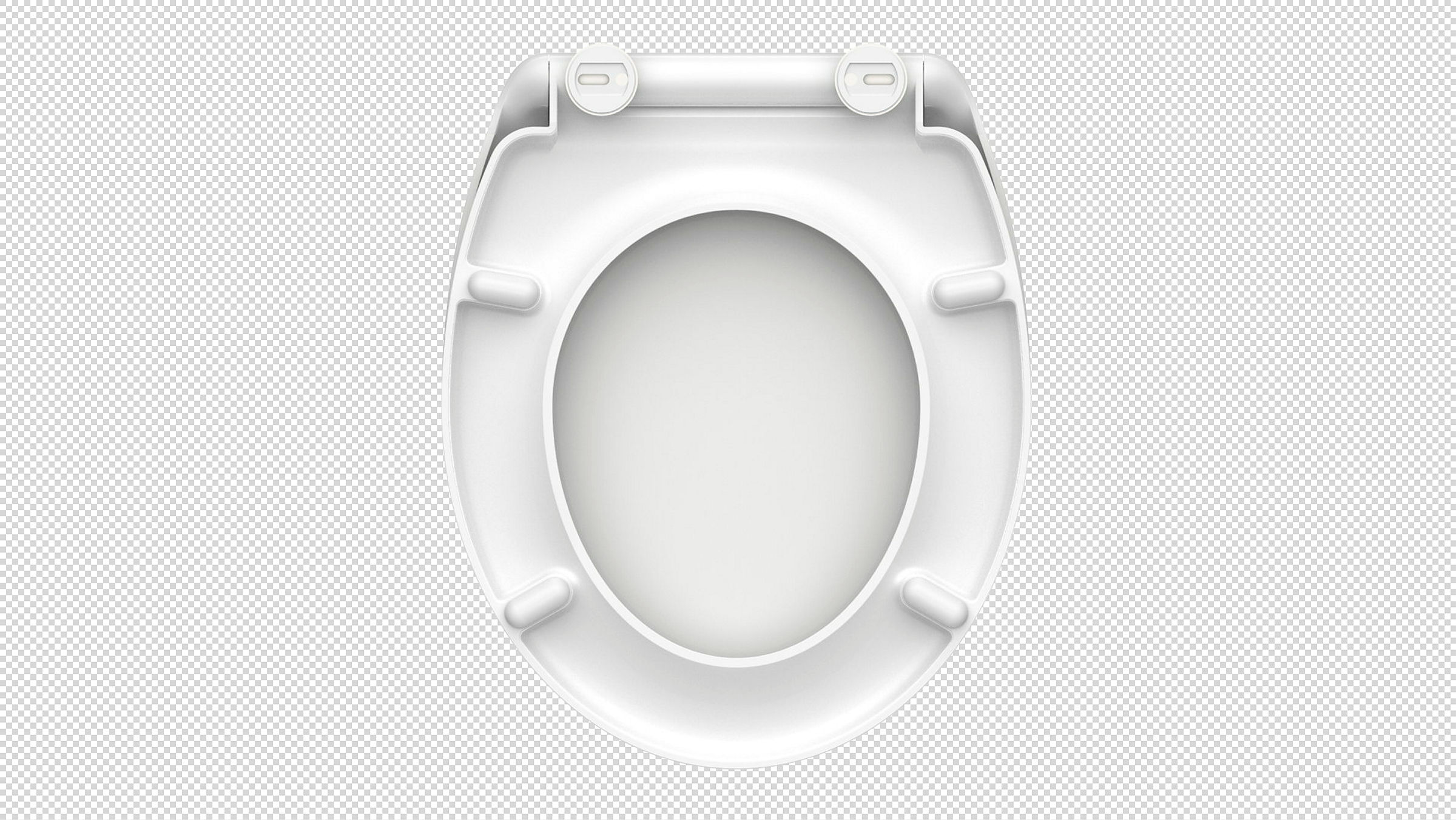 Duroplast WC-Sitz WHITE, mit Absenkautomatik und Schnellverschluss