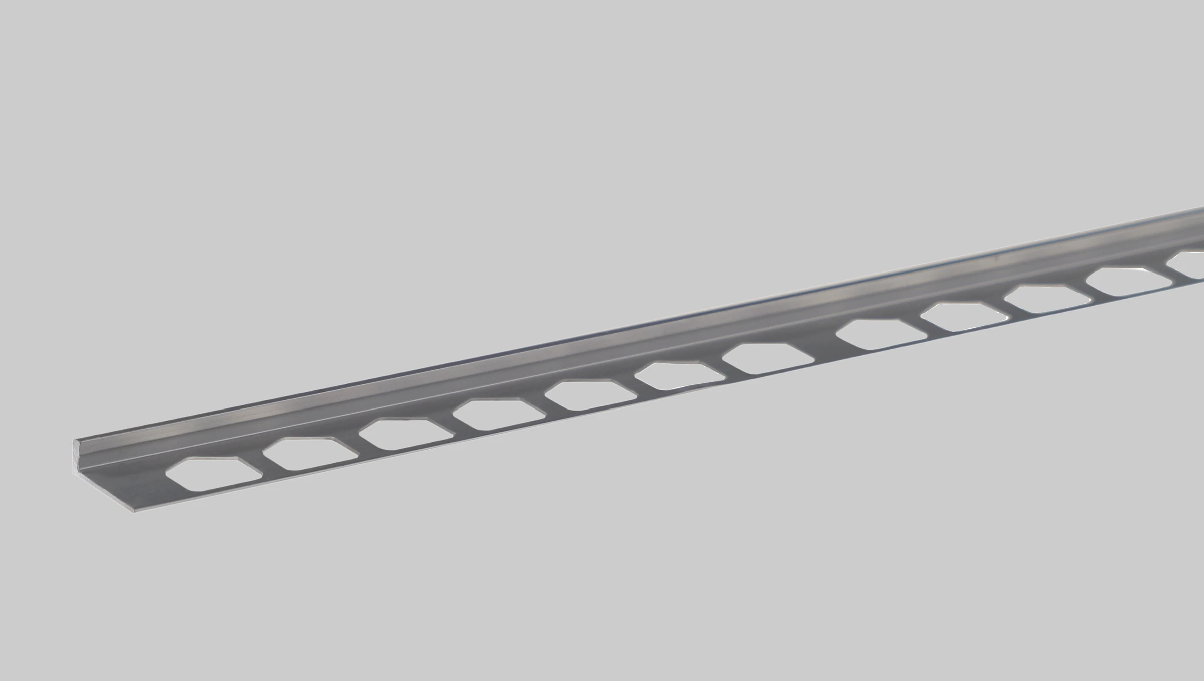 Fliesen-Abschlußprofil Alu silber 6 mm x 100cm