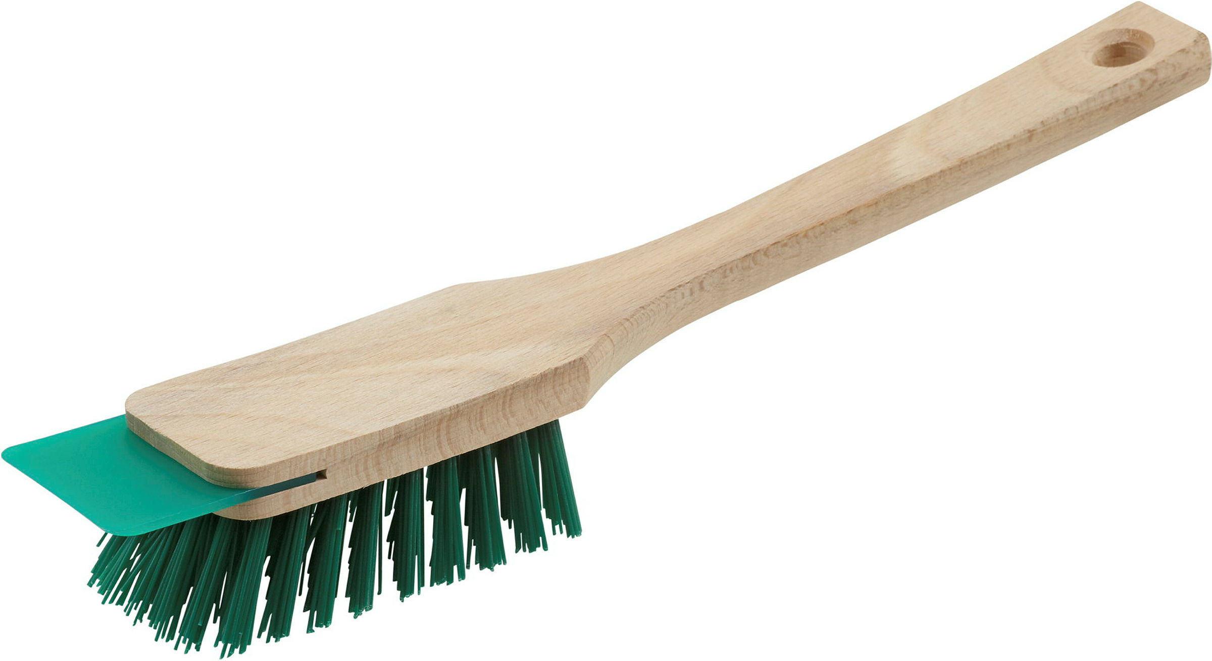 Rasenmäherbürste Holz roh