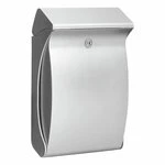 Kunststoff-Briefkasten Swing 4906 Si silber