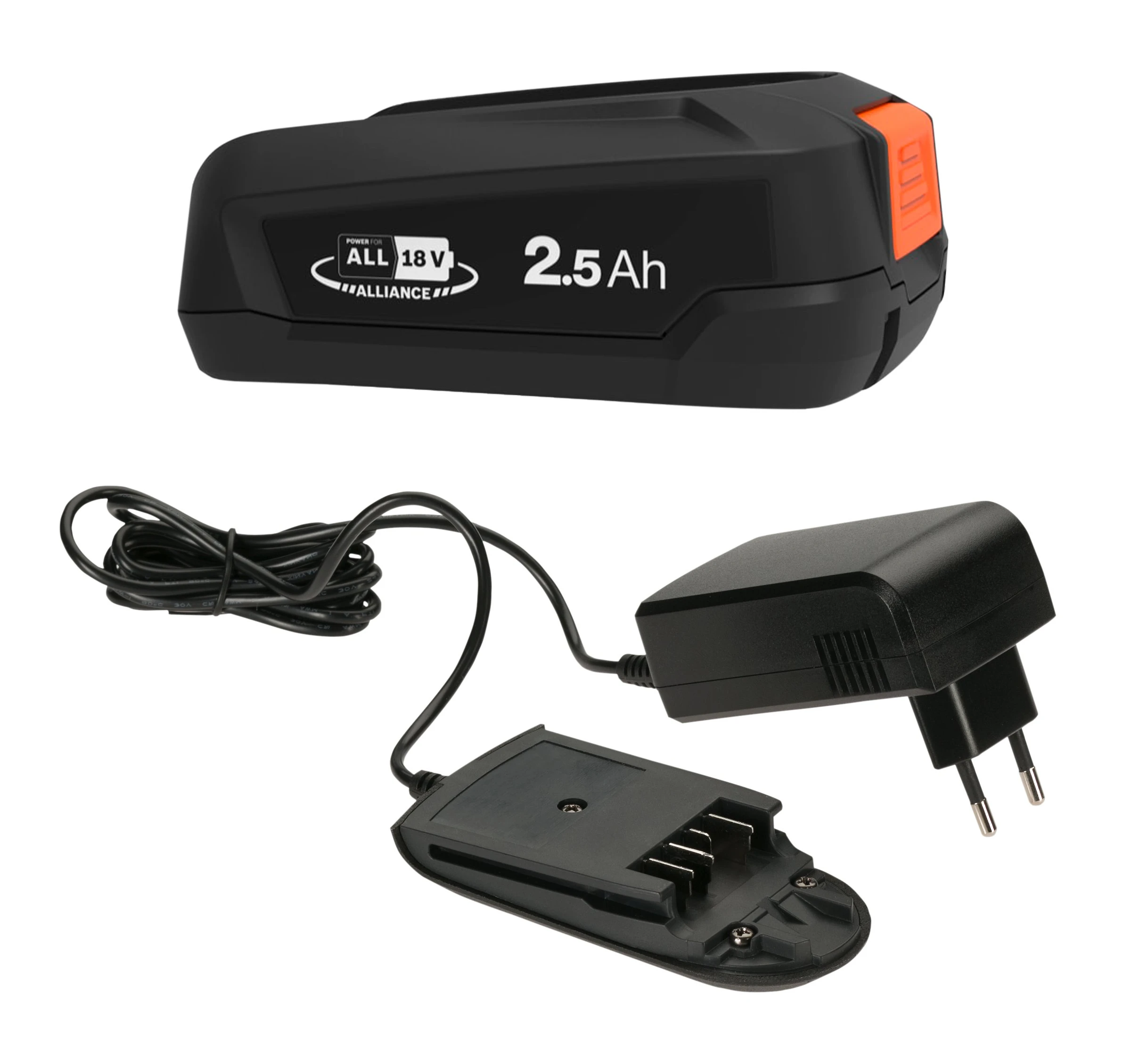 GARDENA Starter-Kit P4A 1 x System Akku PBA 18V/45 2,5 Ah + Schnell-Ladege