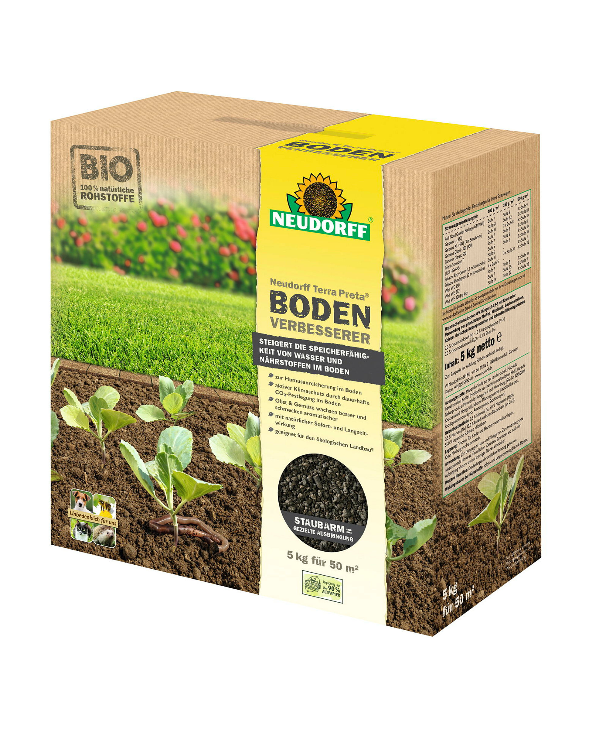 Neudorff Terra PretaBodenverbesserer, 5 kg