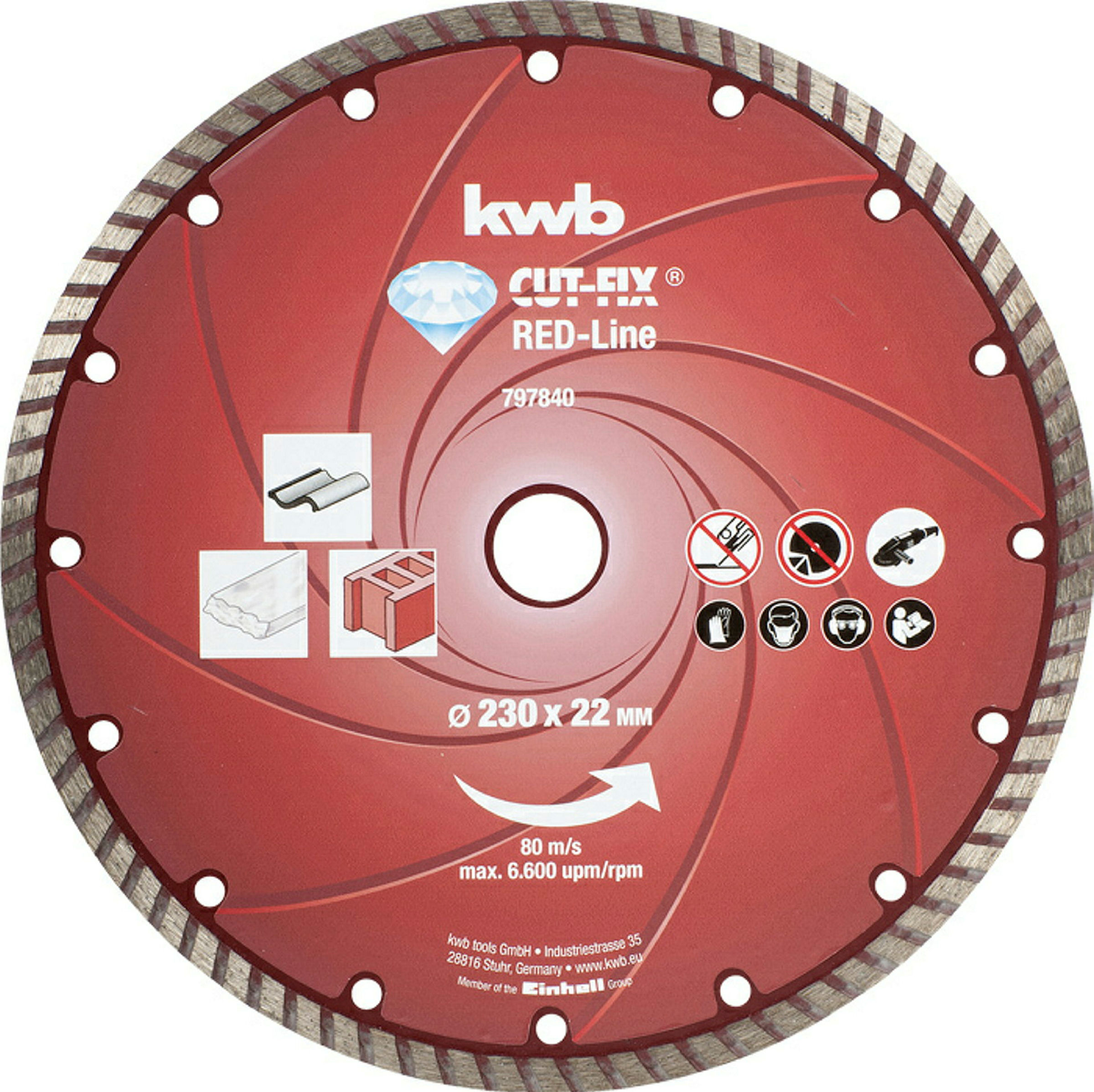 CUT-FIX® Red-Line DIAMANT Trennscheiben, ø 230 mm