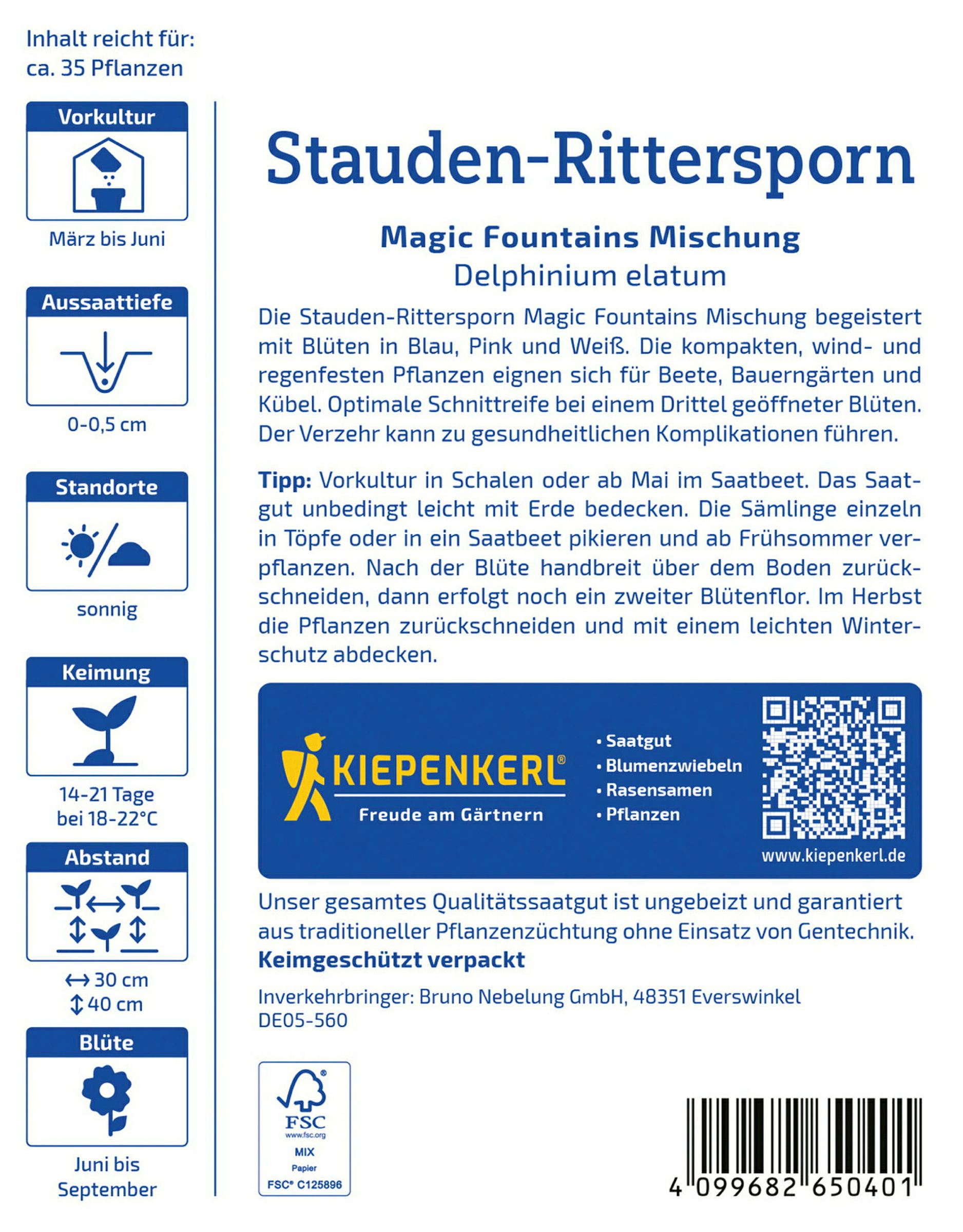 Kiepenkerl Stauden-Rittersporn Magic Fountains Mischung
