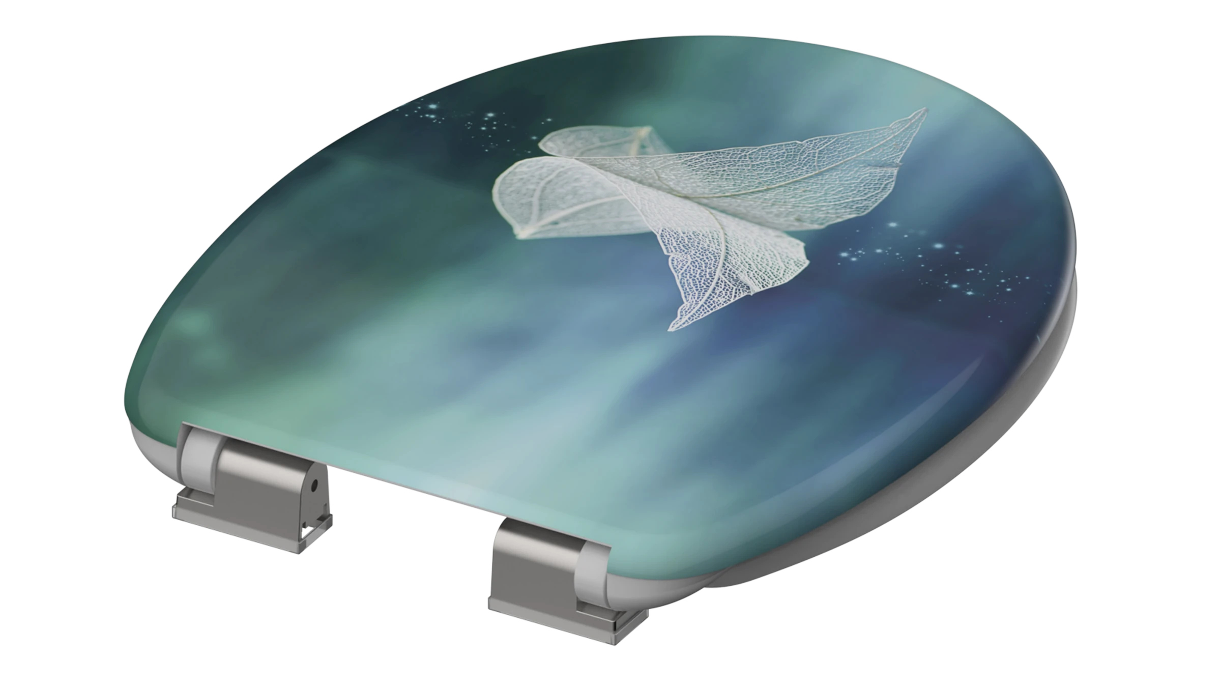 Duroplast WC-Sitz FALLEN LEAF, mit Absenkautomatik