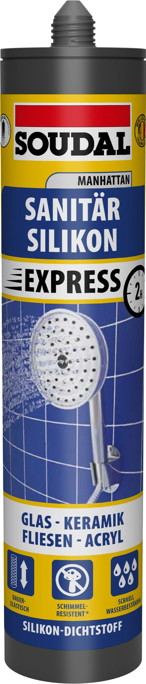 Soudal Sanitär-Silikon Express - Schnell, sicher und hygienisch