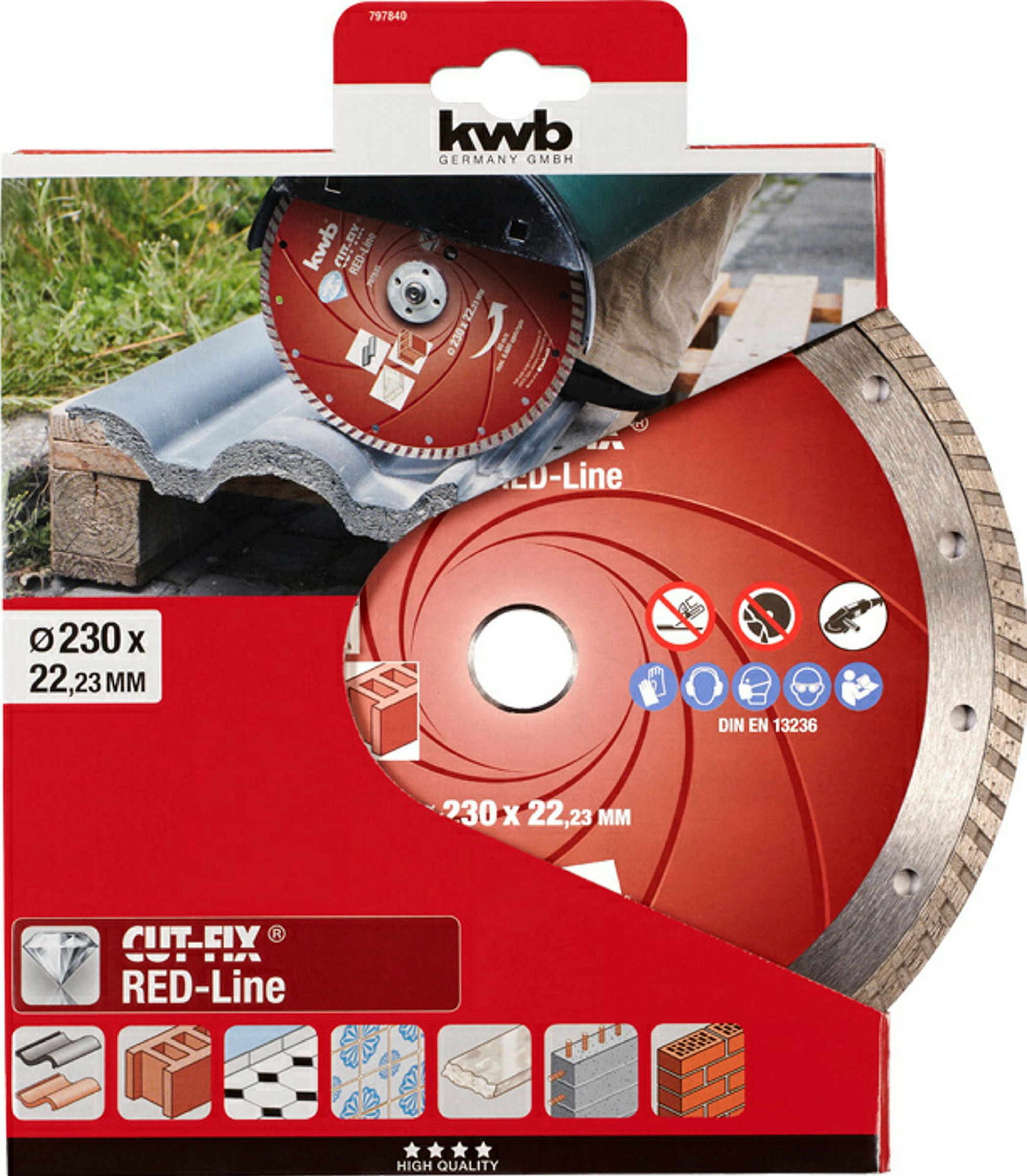 CUT-FIX® Red-Line DIAMANT Trennscheiben, ø 230 mm