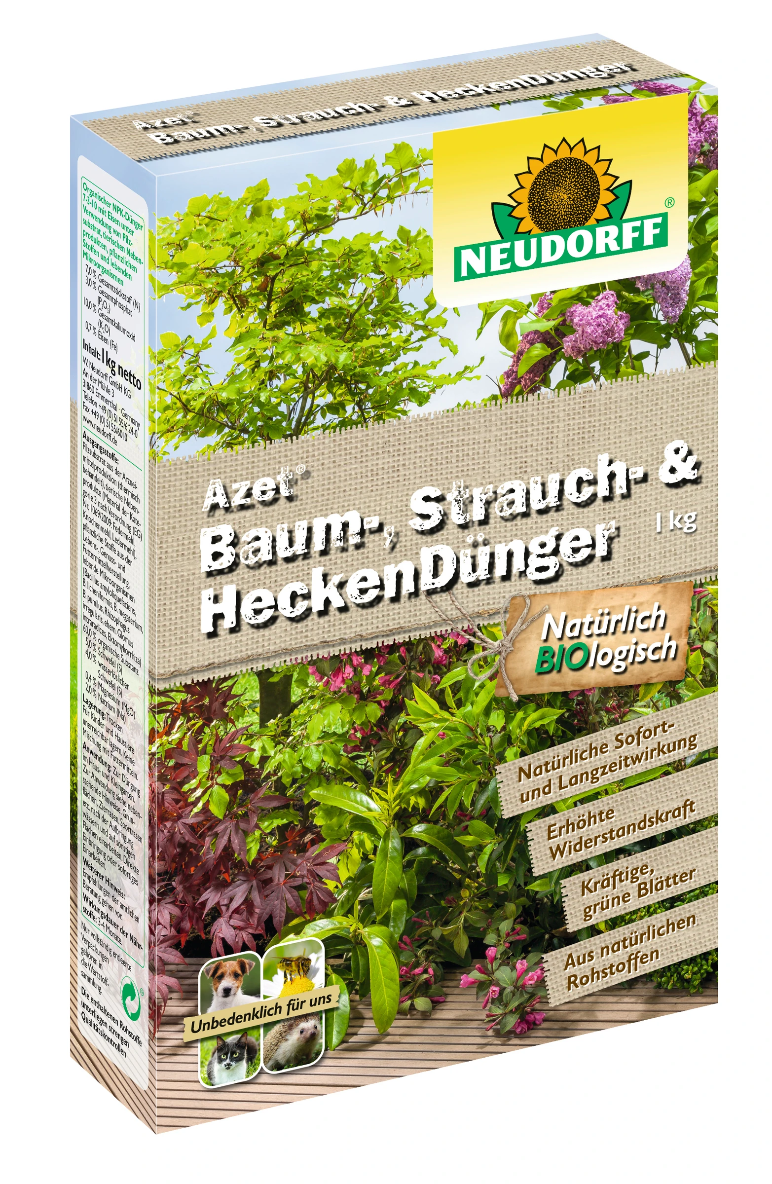 Neudorff Azet Baum-, Strauch-und HeckenDünger, 1 kg