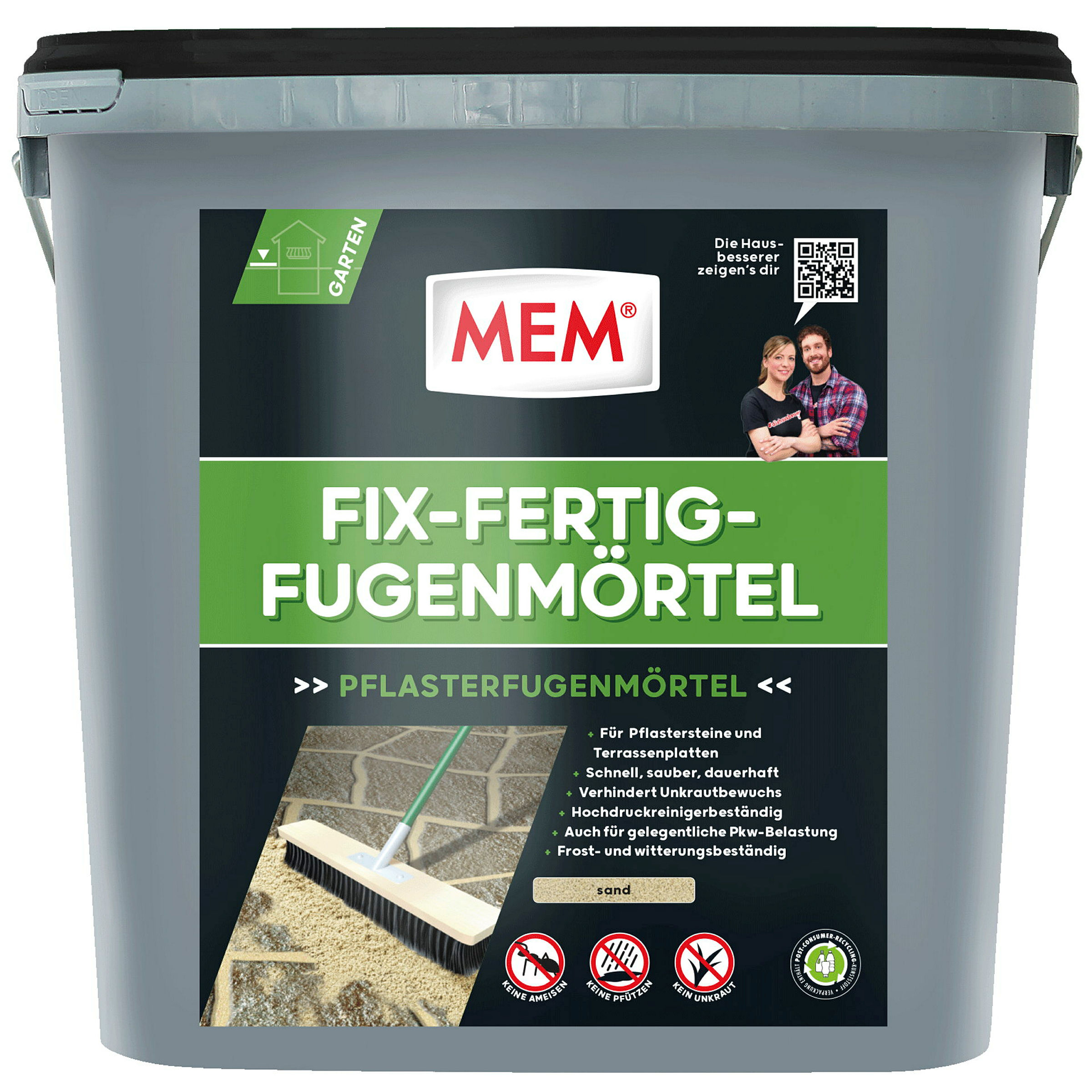 MEM Fix-Fertig-Fugenmörtel 12,5 kg sand