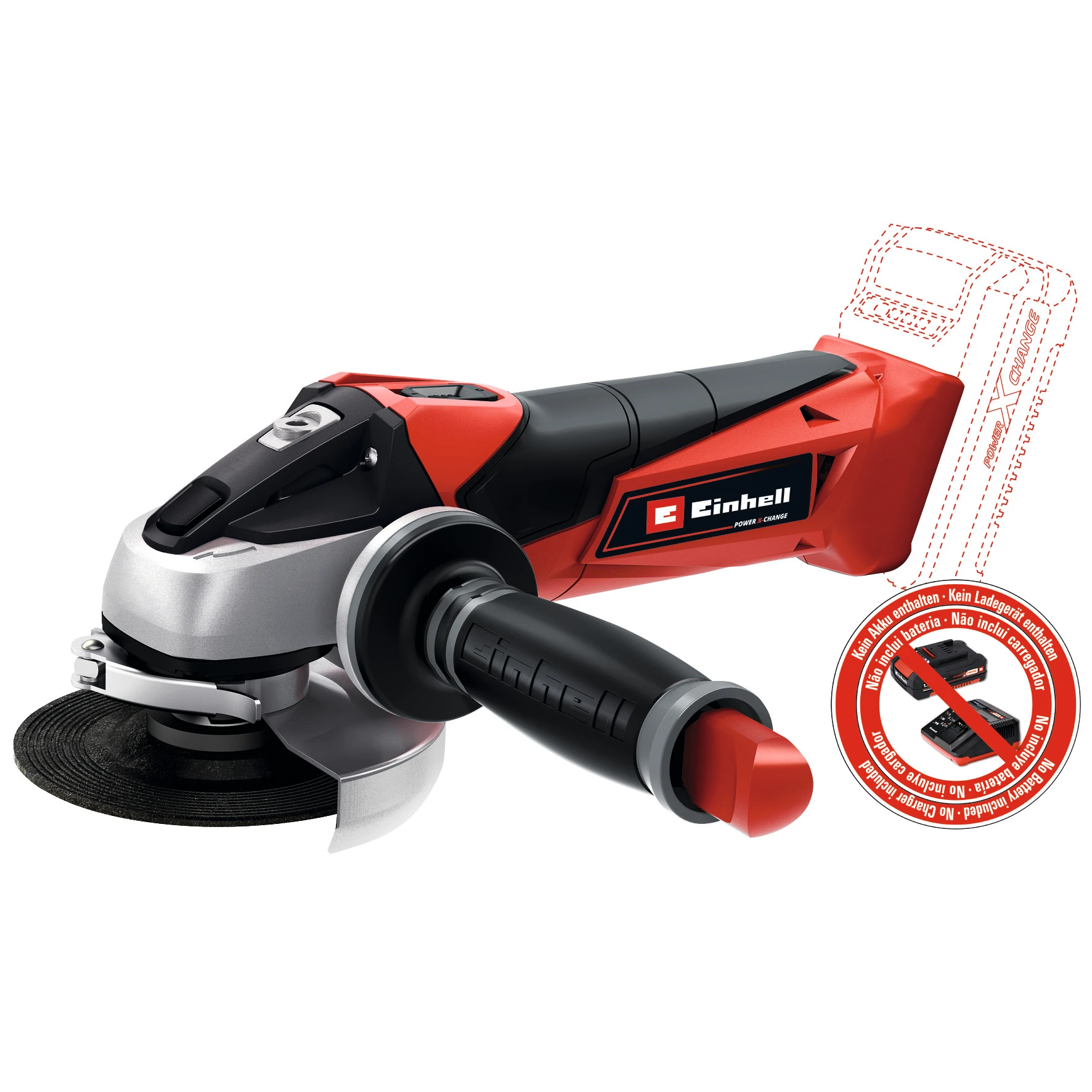 Einhell Expert TE-AG 18/115 Li-Solo Akku-Winkelschleifer