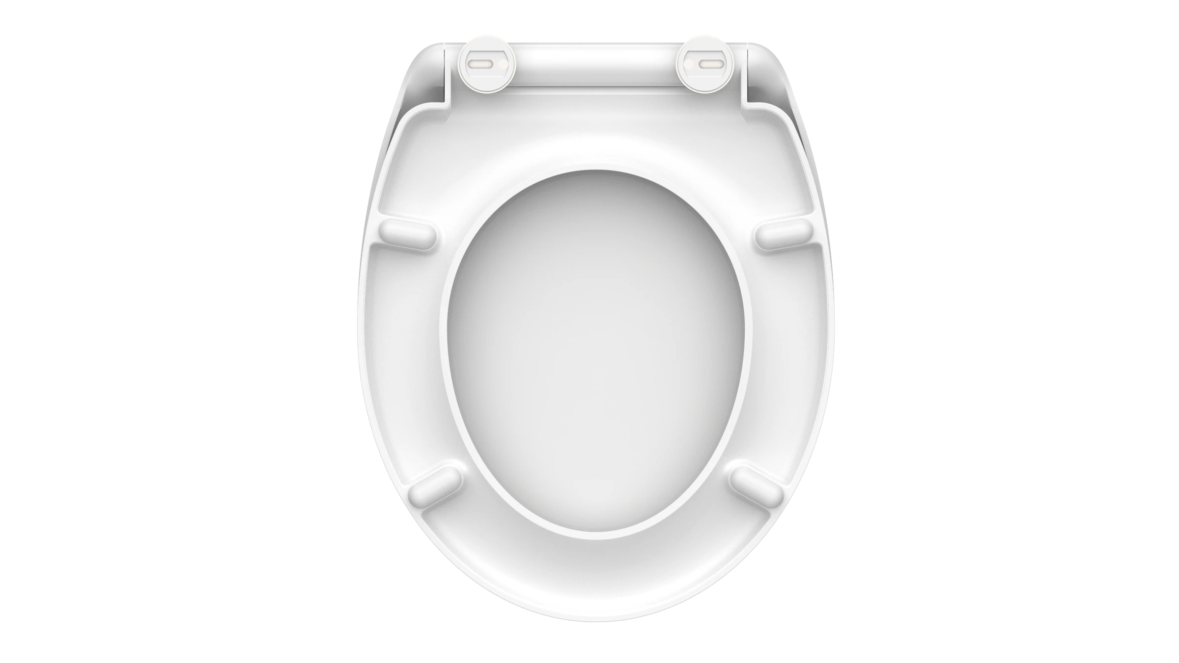 Duroplast WC-Sitz WHITE, mit Absenkautomatik und Schnellverschluss