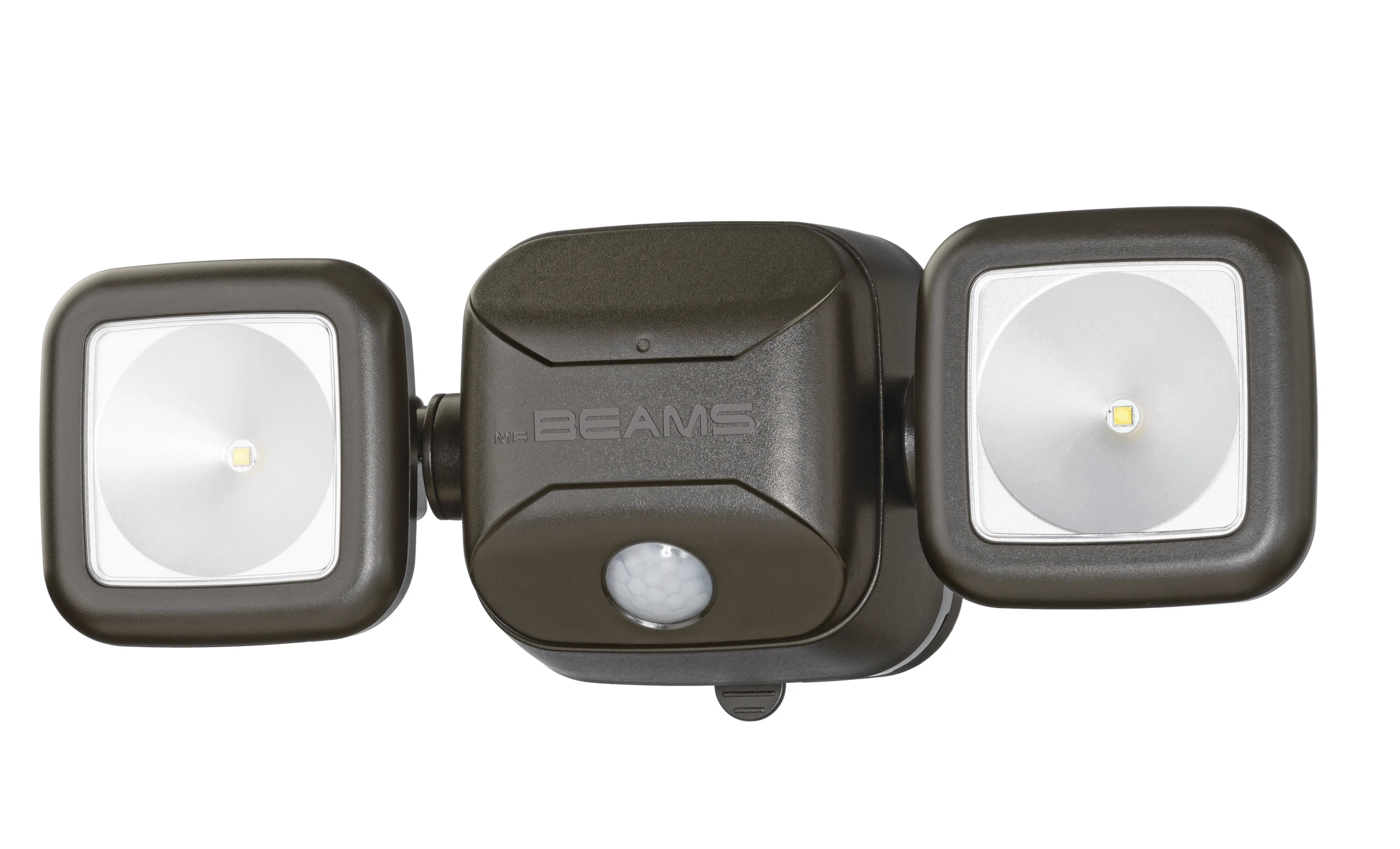 Der schwarz braune batteriebetriebene LED-Scheinwerfer MB3000 ist mit seine