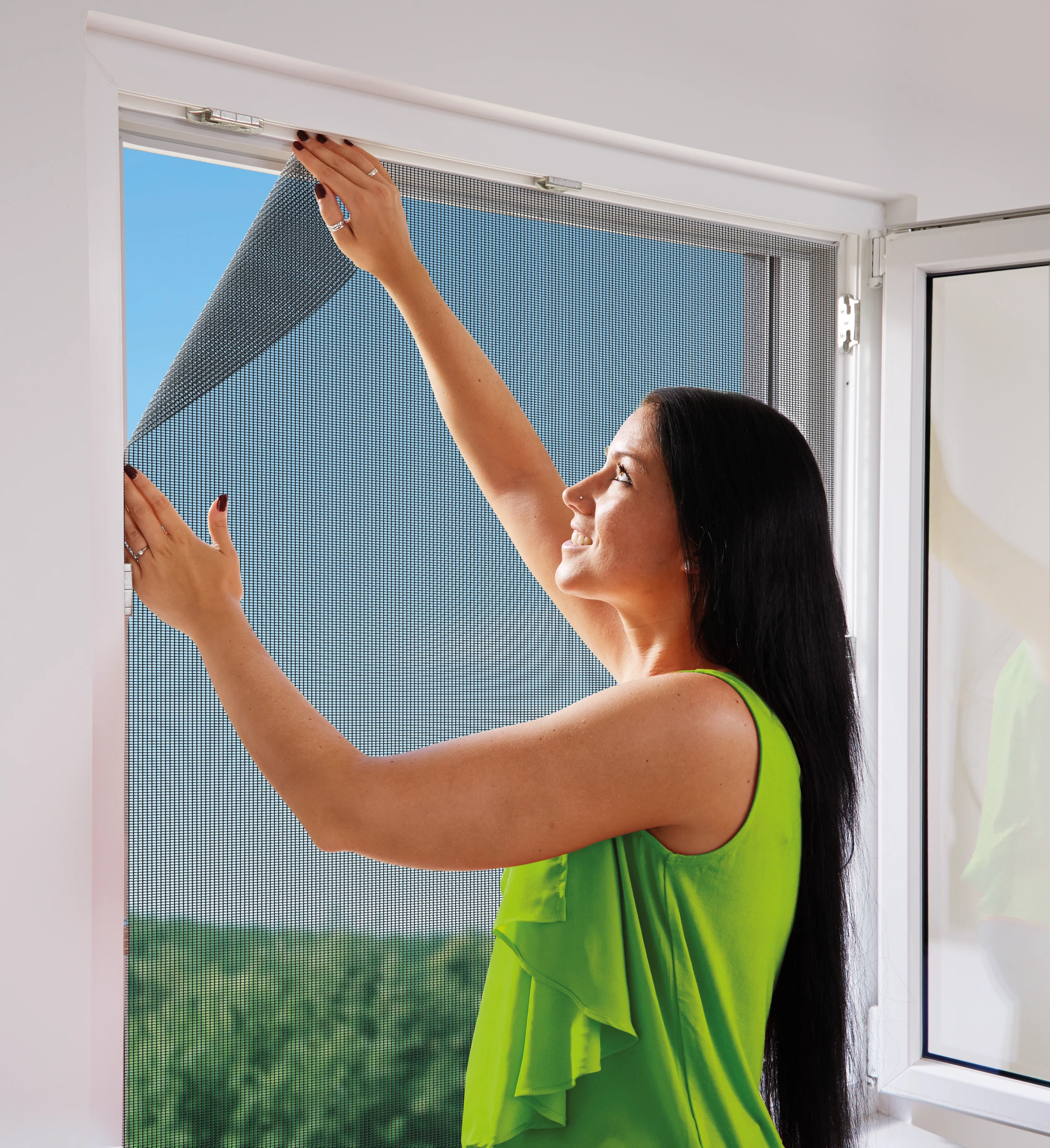 Schellenberg Fliegengitter BASIC, anthrazit, 130 x 150 cm