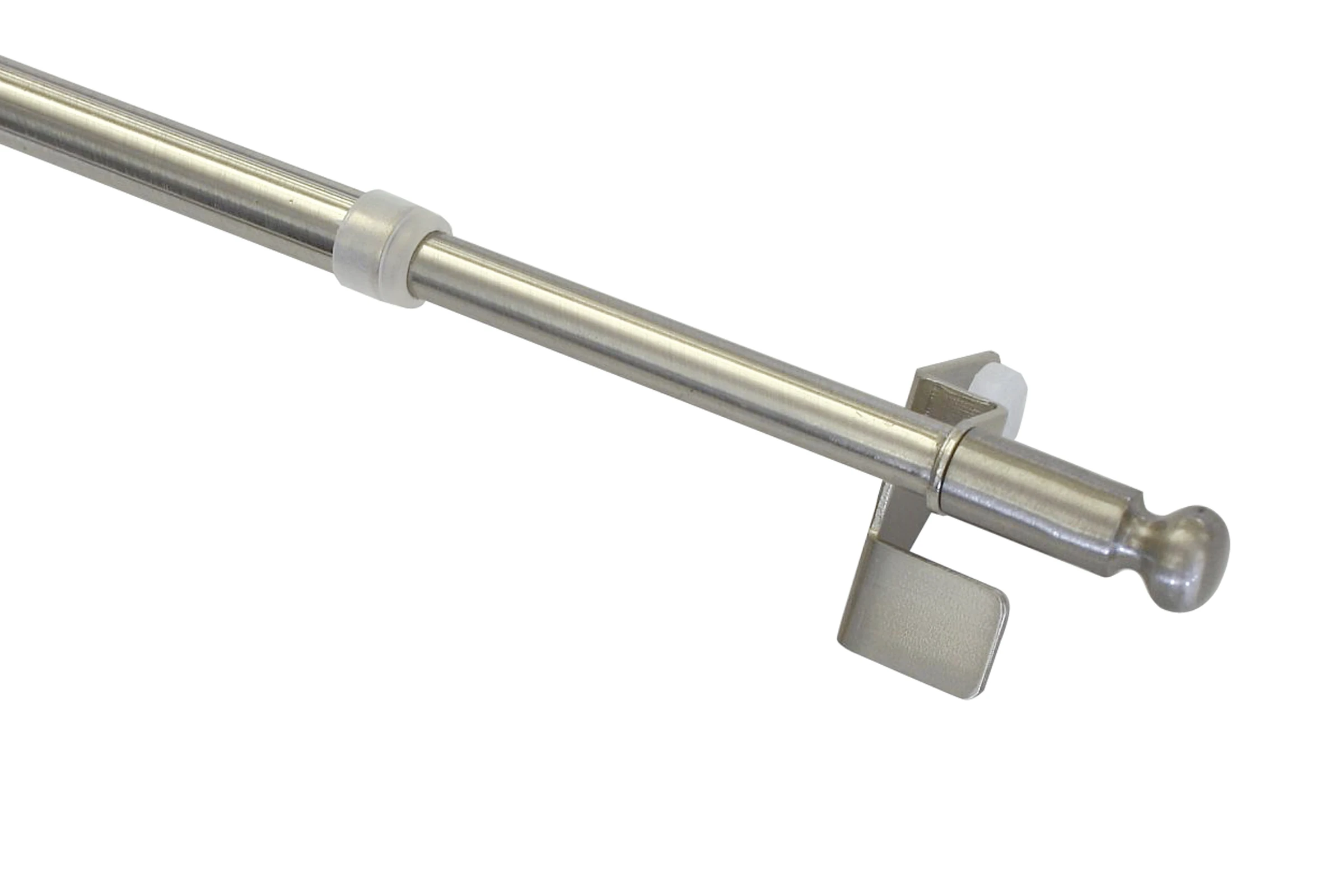 Klemmstange Filigrano Kugel, Scheibenstange, Metall, Ø 8/10 mm, edelstahl-o