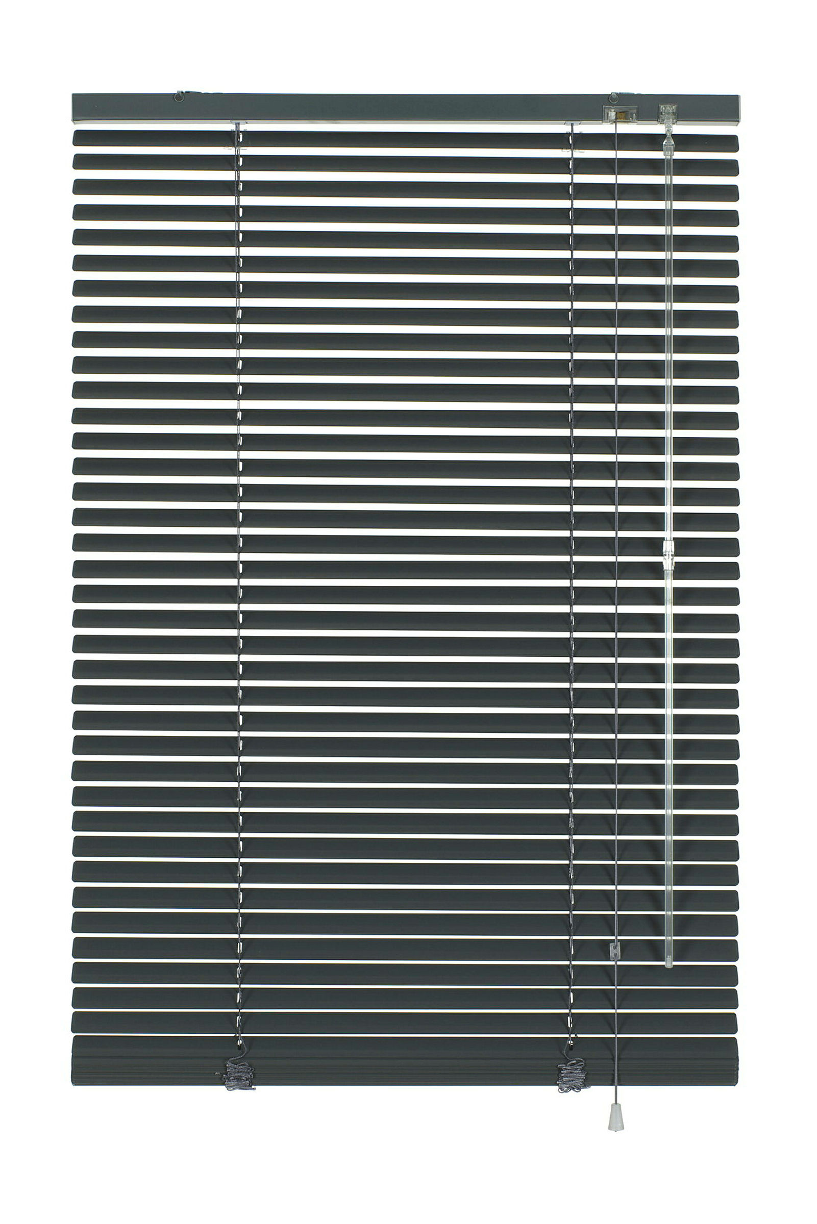 Aluminium-Jalousie mit Lamellenbreite 25 mm, schiefer, 100x175 cm