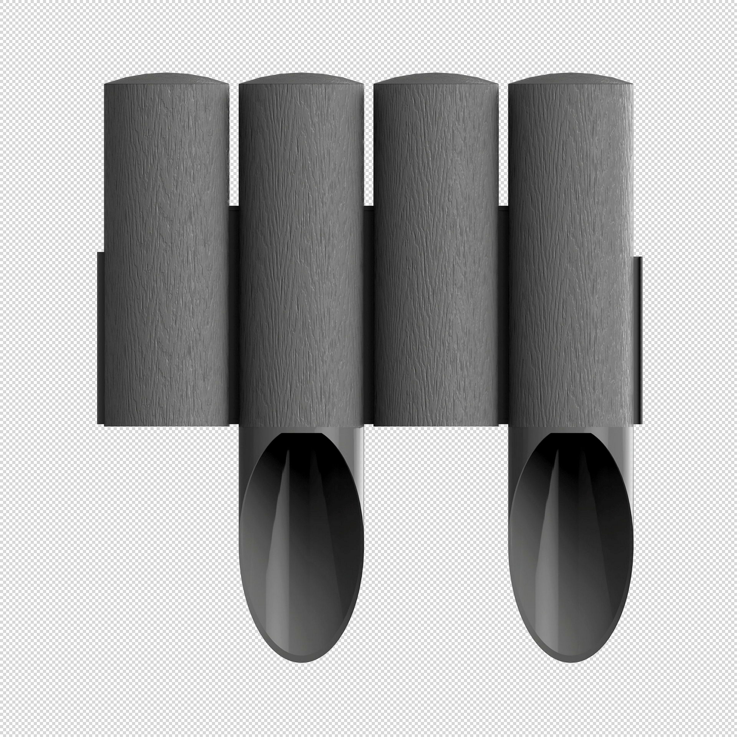 Gartenpalisade 4 STANDARD 2,3 m graphit