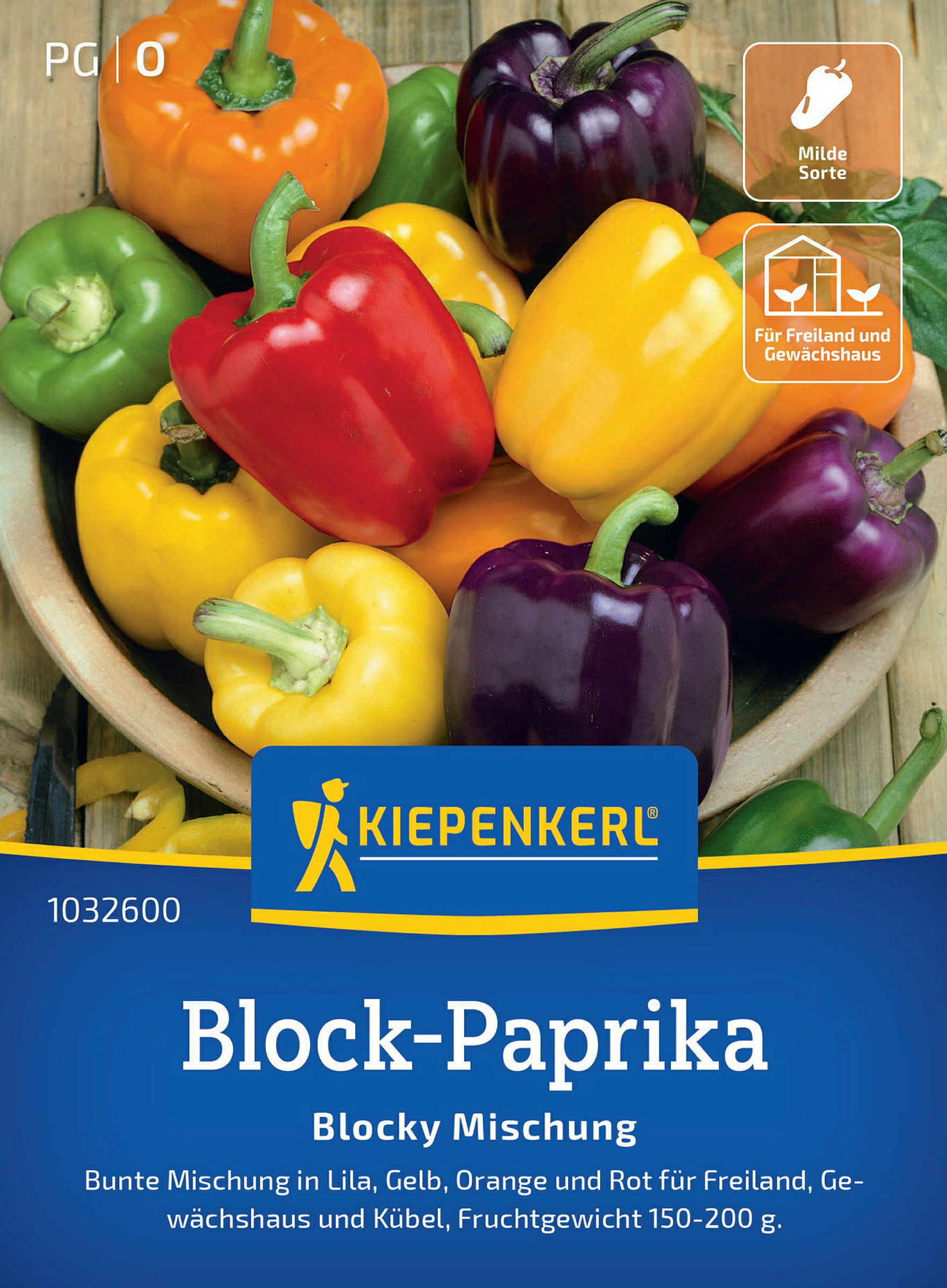 Kiepenkerl Block-Paprika Blocky Mischung, F1