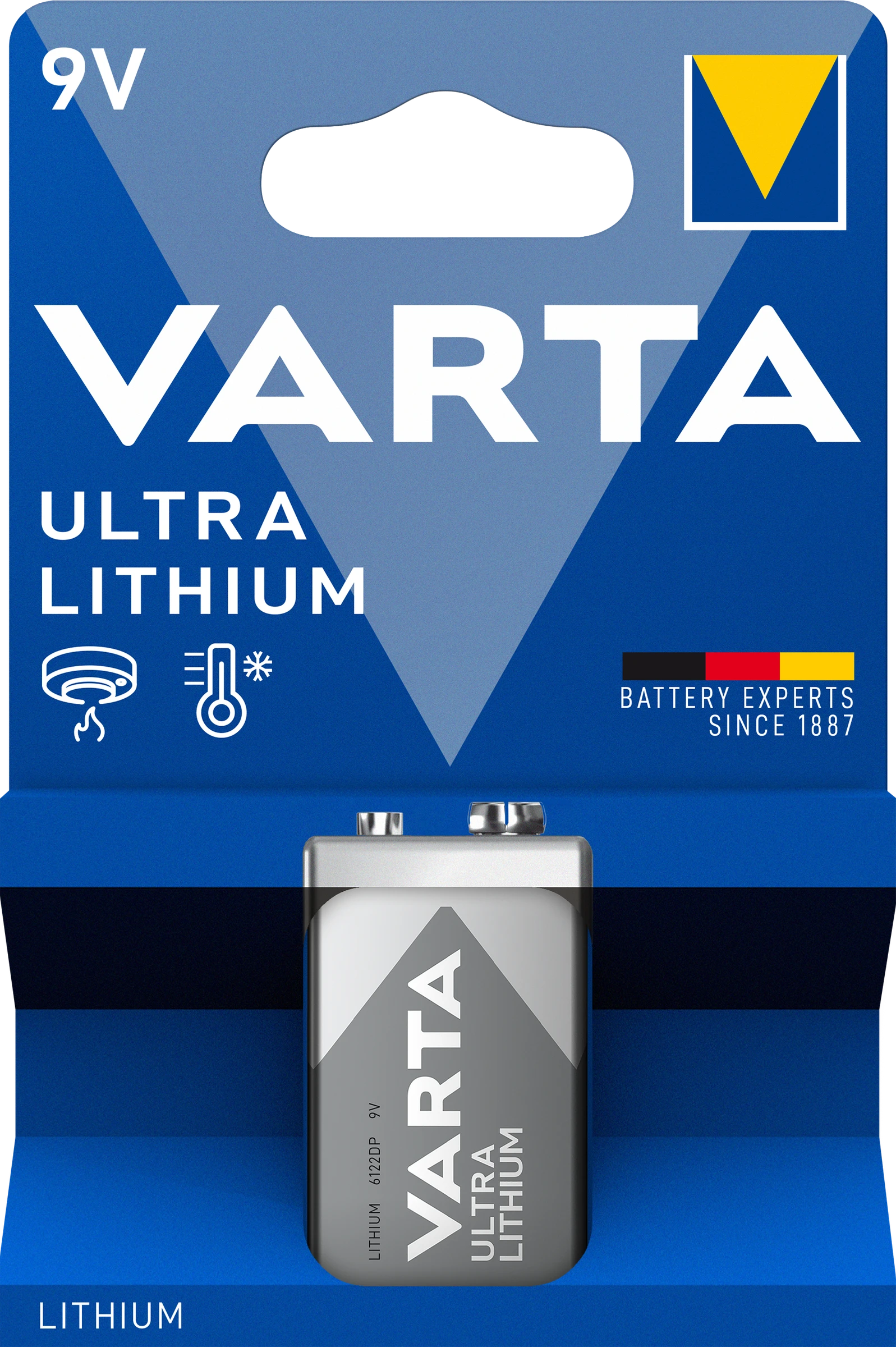 VARTA ULTRA LITHIUM 9V Blister 1