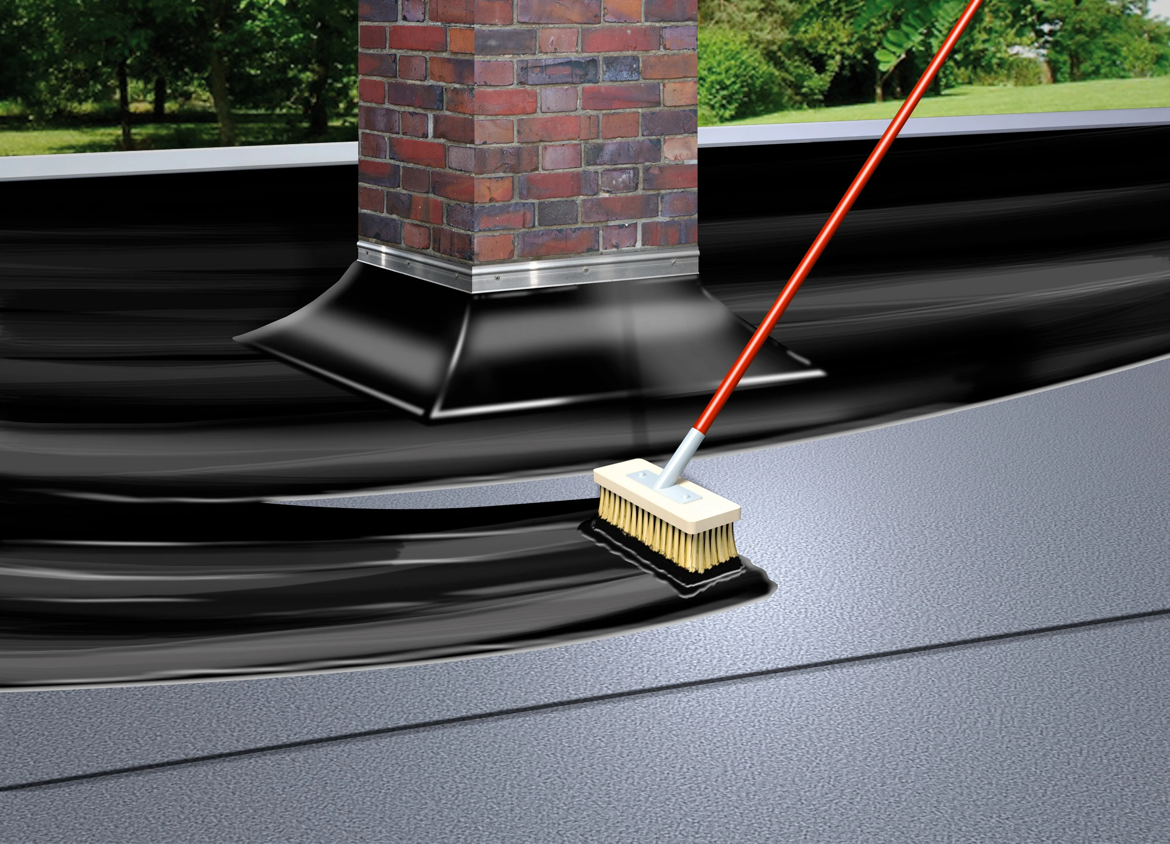Bitumen-Dachlack 5 L
