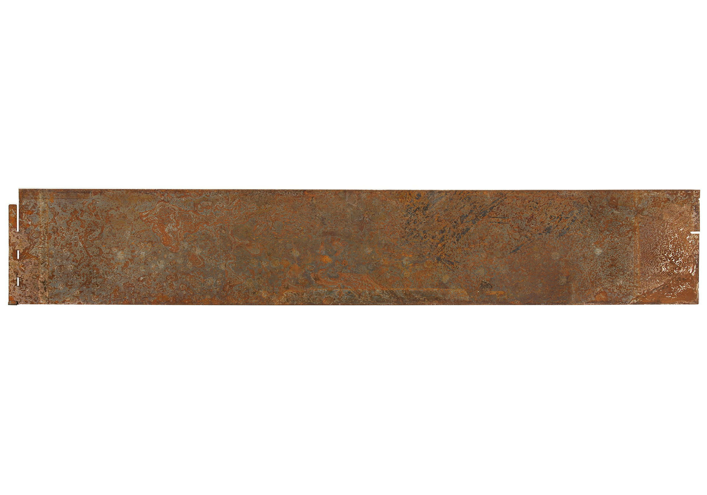 Rasen-, Beet- und Trennkante 4er Set, 119 x 13 cm Rostoptik
