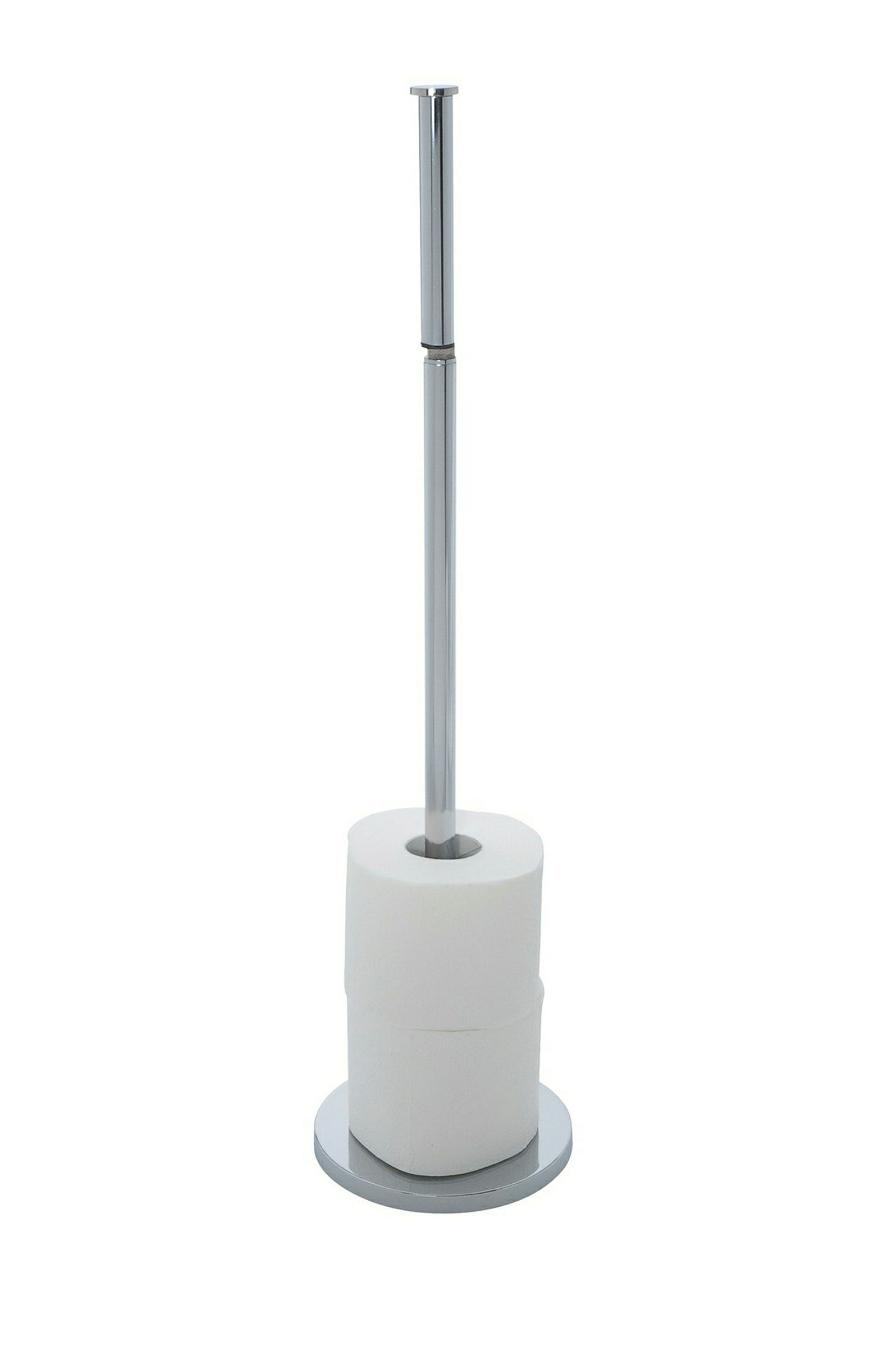 Stand Toilettenpapierhalter 2 in 1, Edel