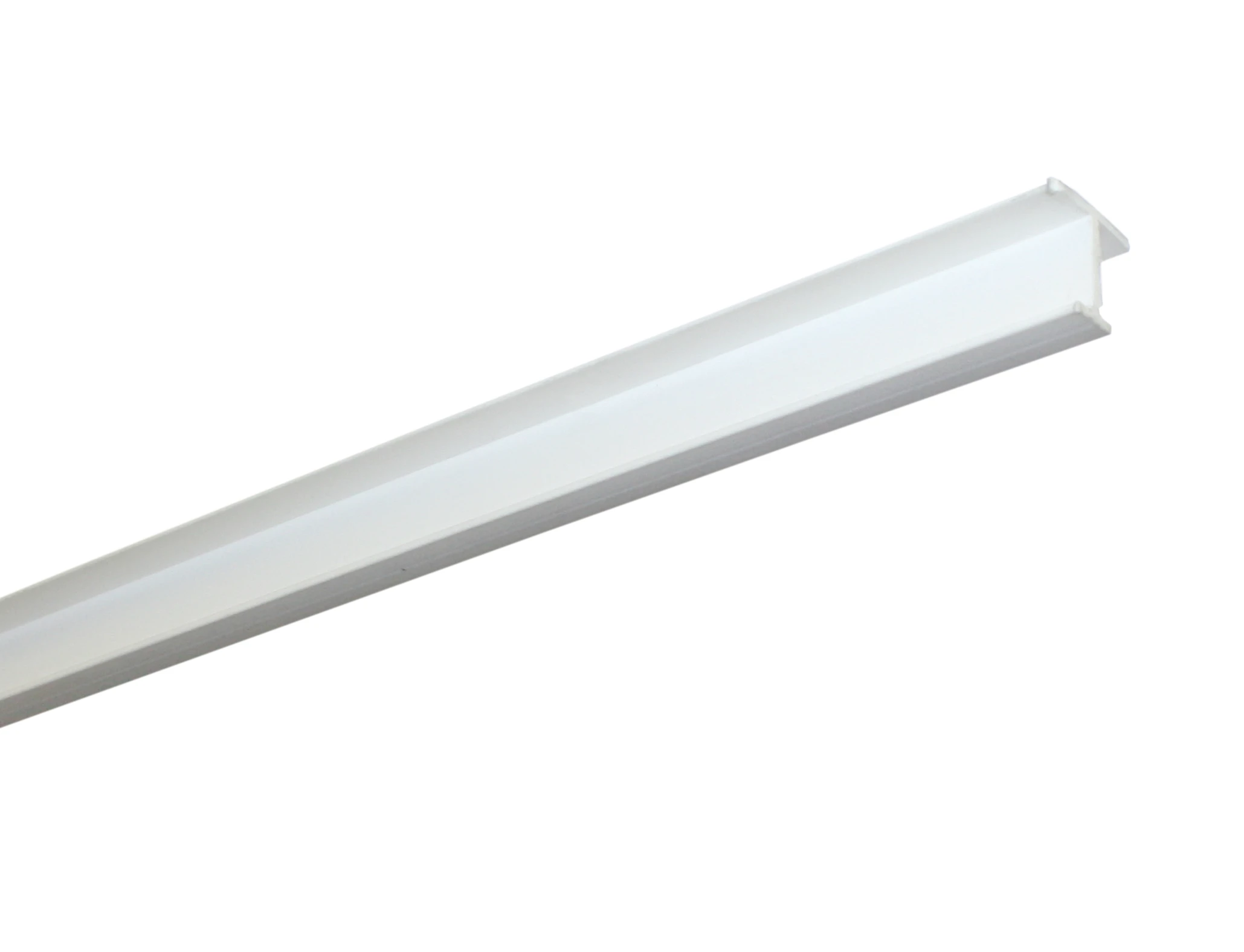 Vorhangschiene, T-Schiene Kunststoff, weiß, 250 cm