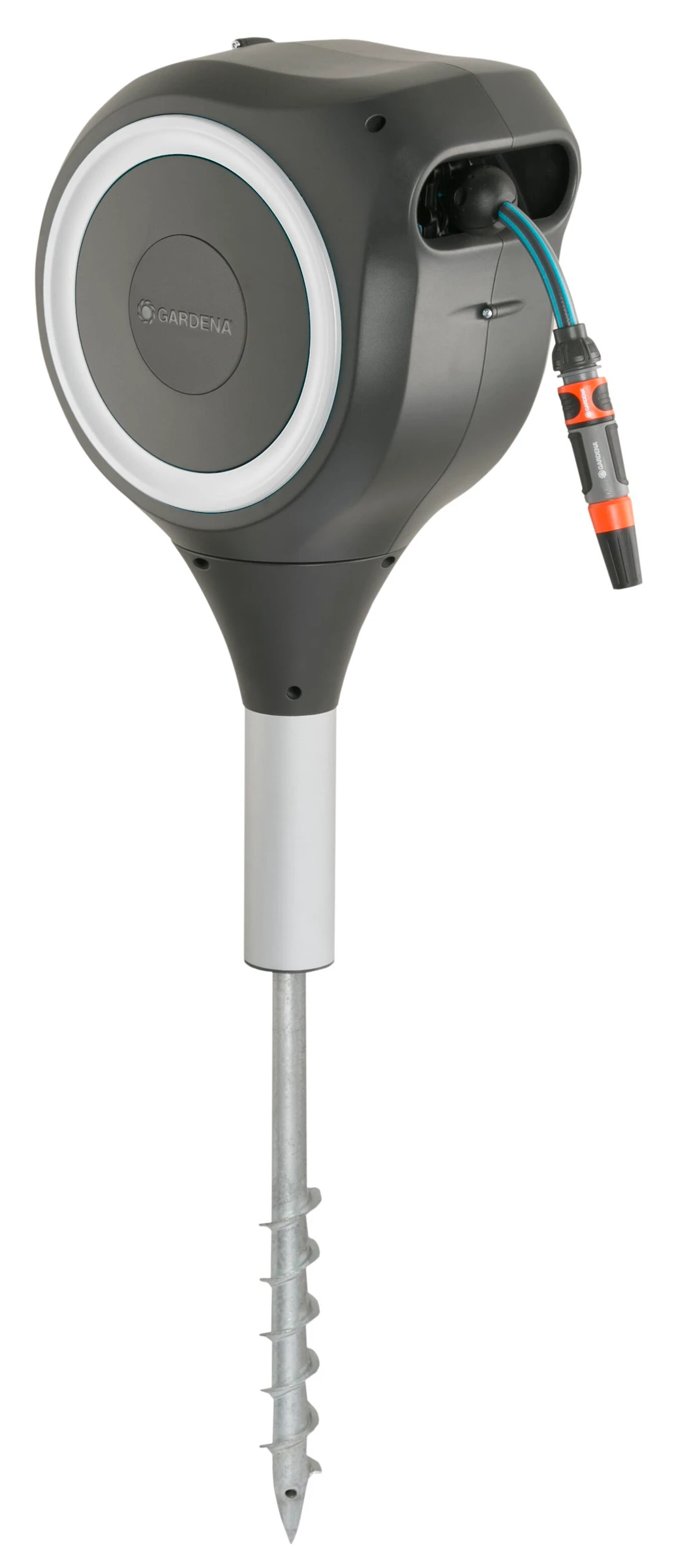 Garten-Schlauchbox RollUp S (weiß) 15 m
