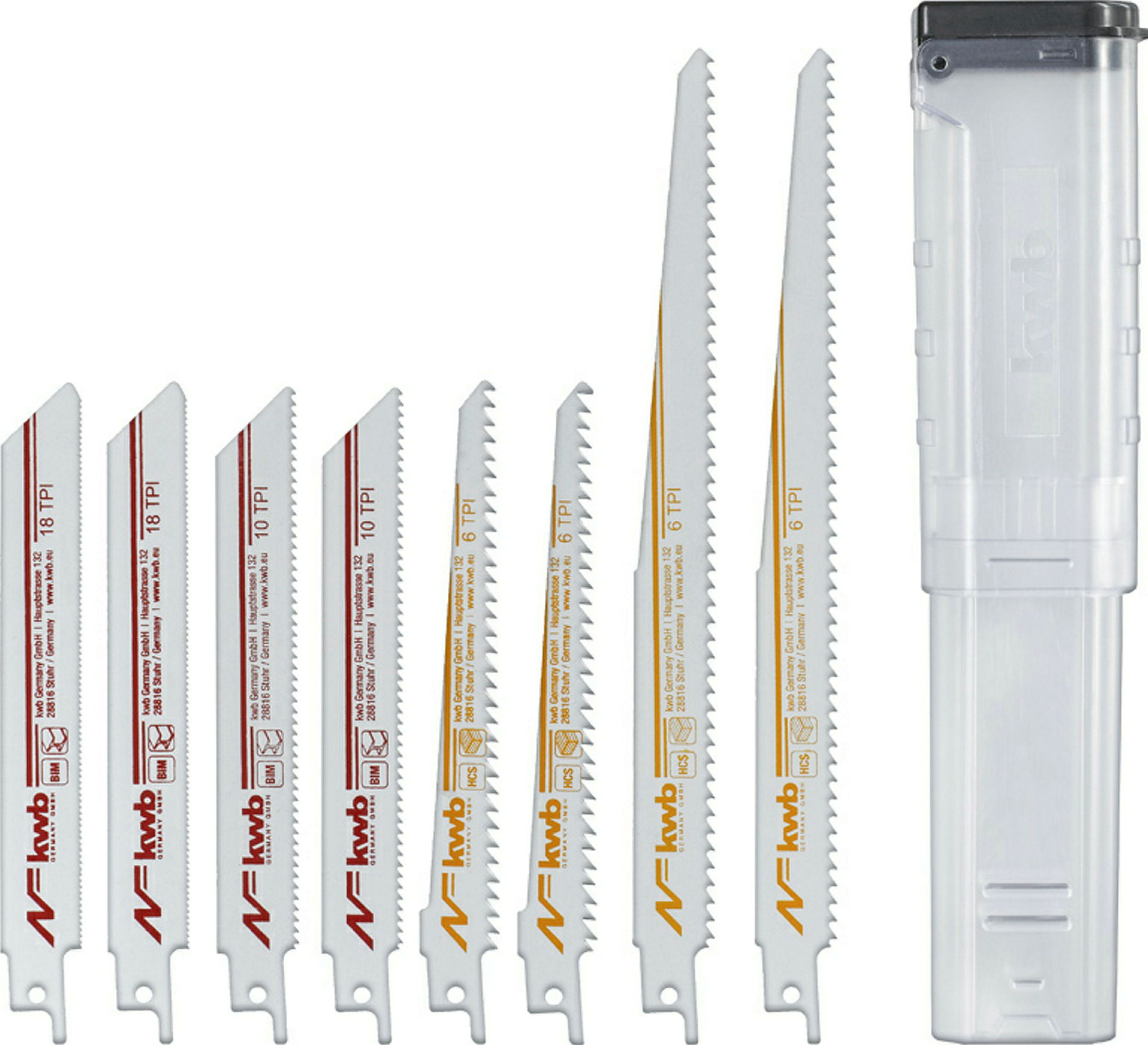 Säbelsägeblätter-Set, 9-tlg.