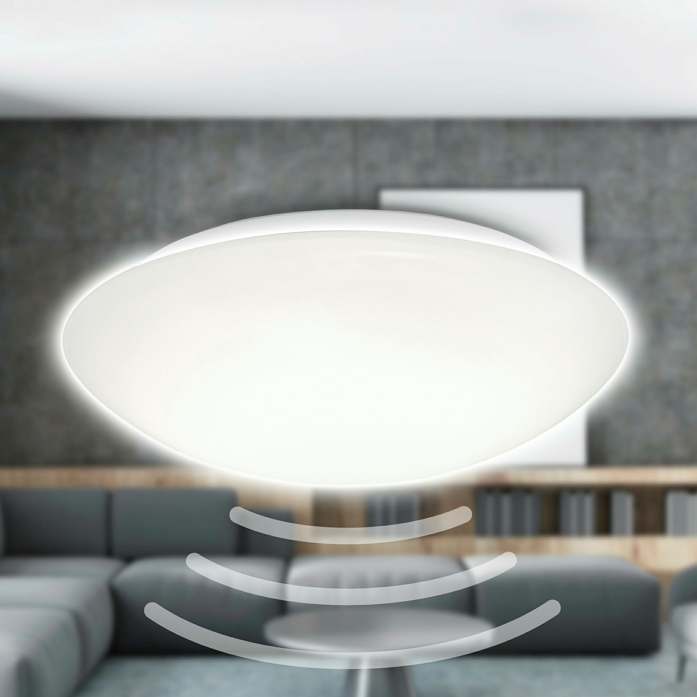 Sensor LED Deckenleuchte, weiß, 1xLED-Platine/15W