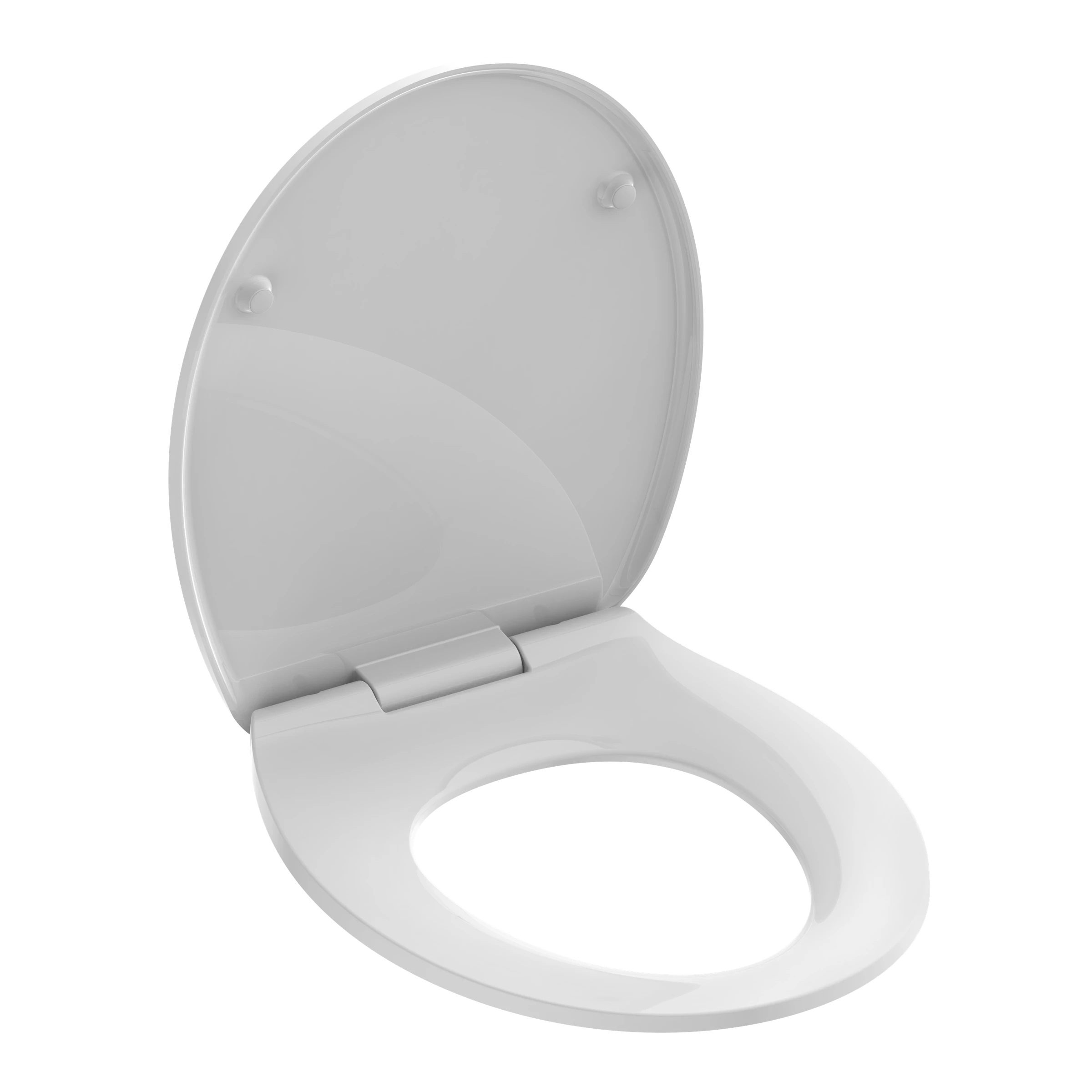 Duroplast WC-Sitz WHITE, mit Absenkautomatik und Schnellverschluss